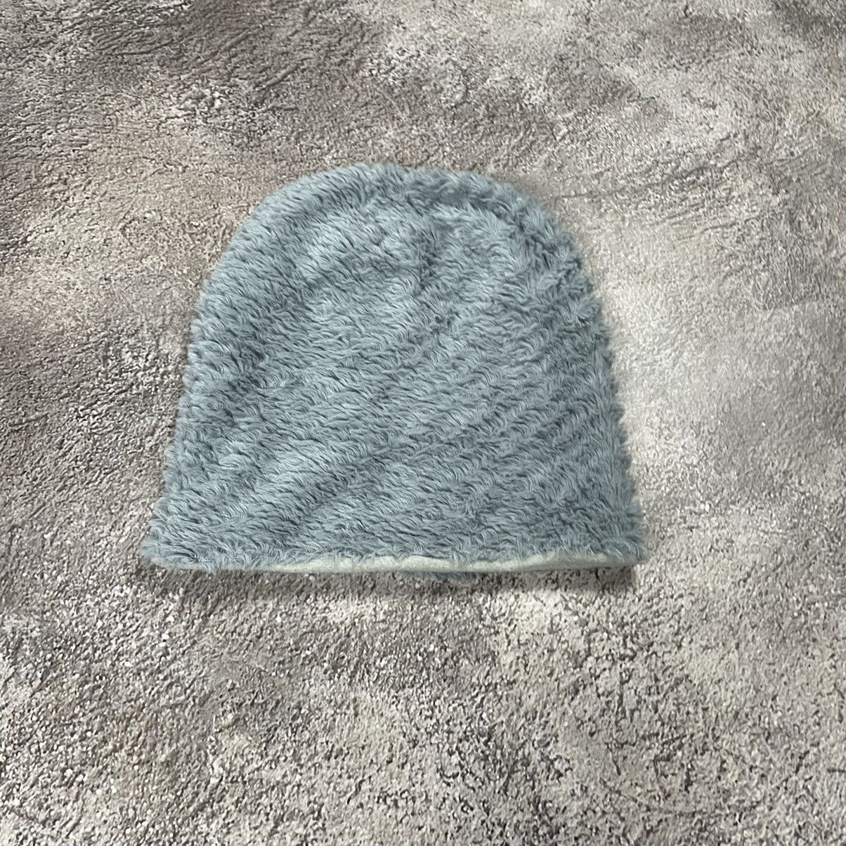 Vintage Vintage 90s Faded Grey Mohair Beanie Knit Hat Streetwear OS Size ONE SIZE - 2 Thumbnail