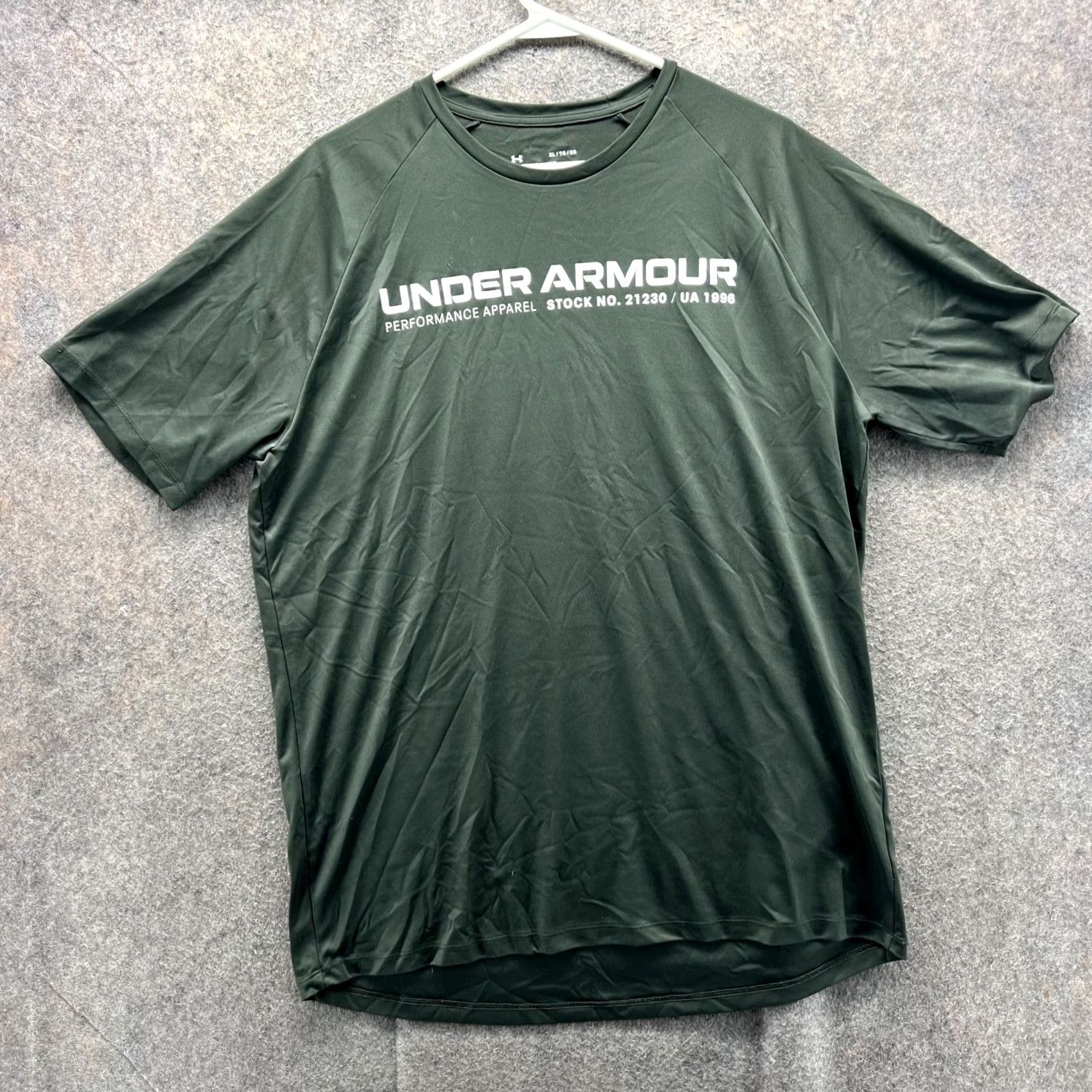 Under Armour Under Armour Shirt Mens XL Green Crewneck Jersey T-Shirt Logo All Seasons Regular (no additional text) Size US XL / EU 56 / 4 - 2 Thumbnail
