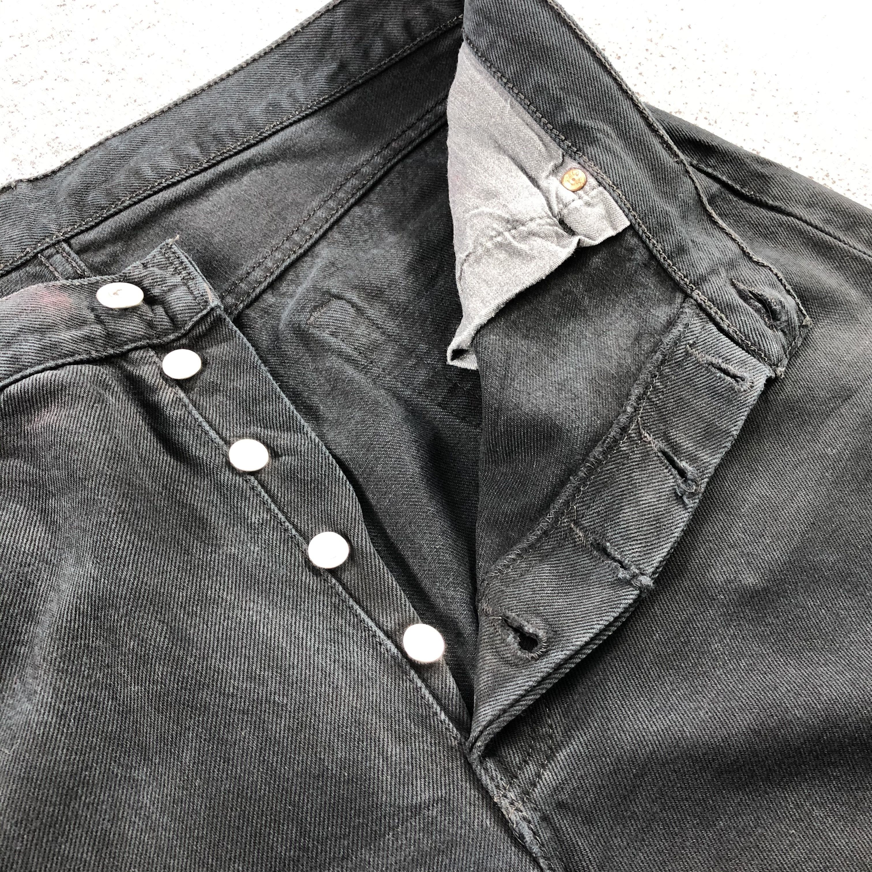 Levi's 90s Vintage Distress Levis 501 Jeans-J1412 Size US 35 - 9 Thumbnail