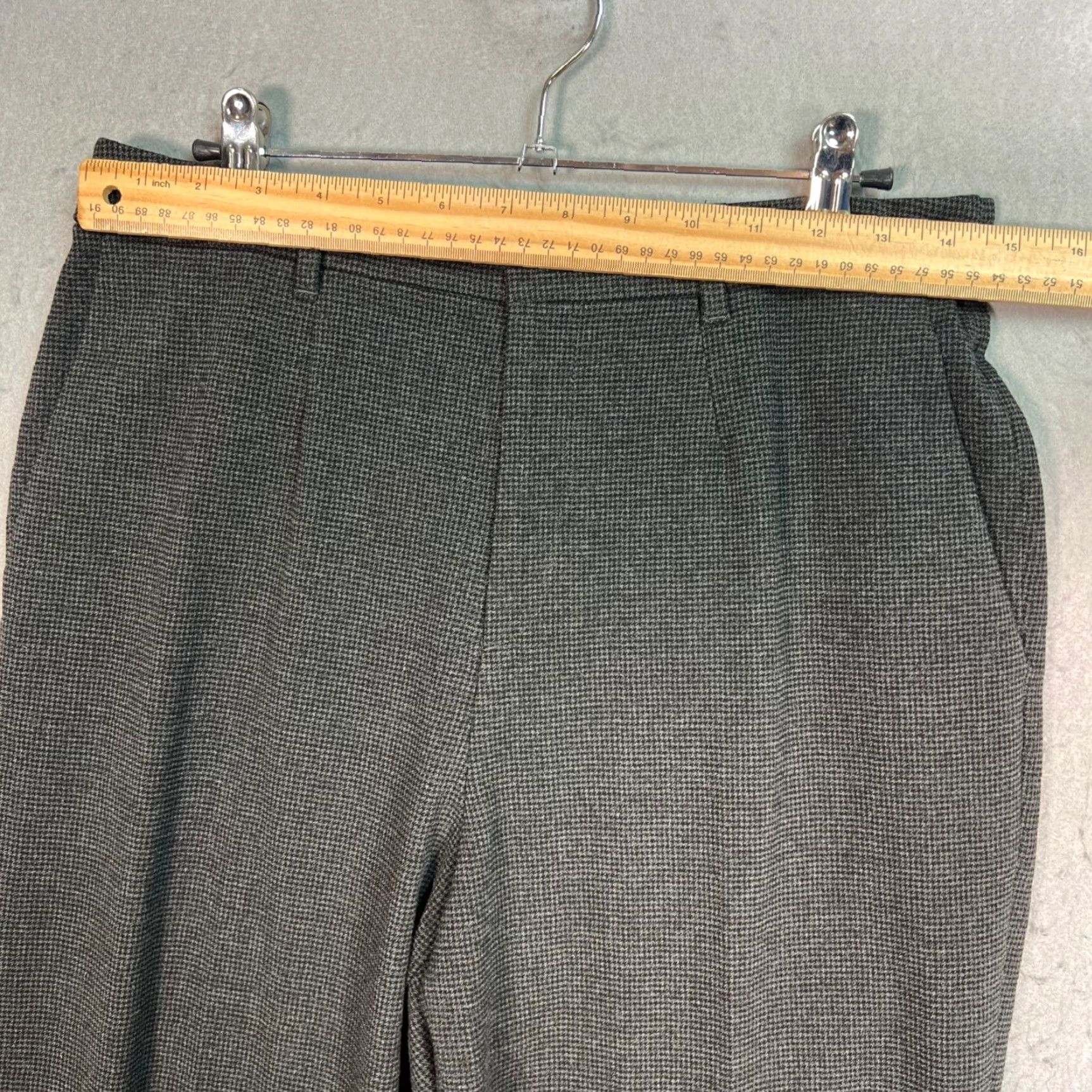 Uniqlo Uniqlo Women’s Size 29 Gray Houndstooth Pattern Trousers Chino Pants Size 29" - 5 Thumbnail