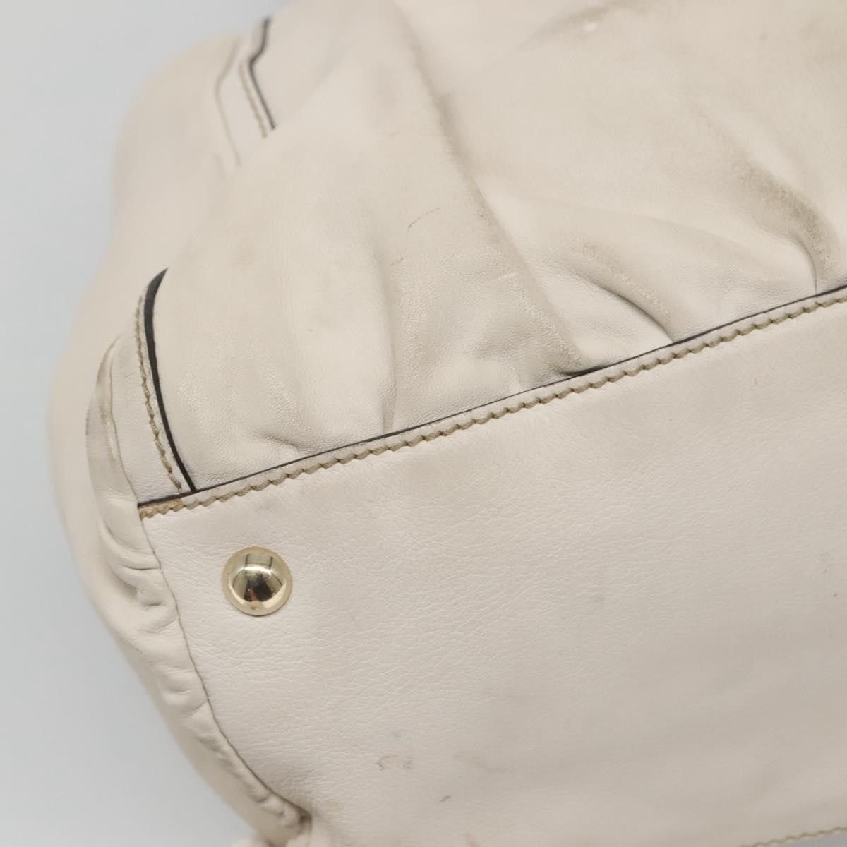 Gucci GUCCI Tote Bag Leather Ivory Gold Size ONE SIZE - 11 Thumbnail