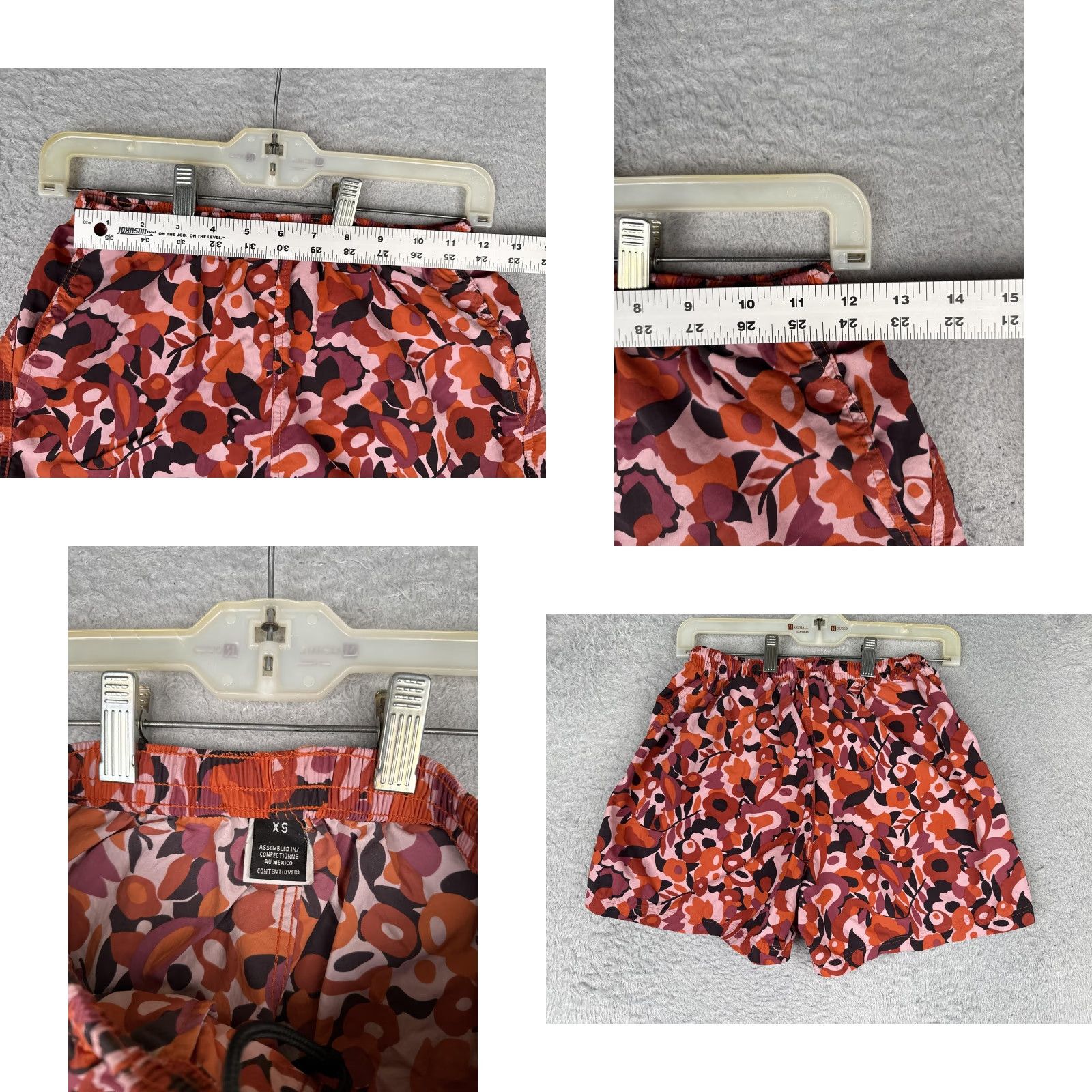 Patagonia Patagonia Utility Shorts Womens XS Pink Floral Print Baggies Hiking Swim Beach Size 26" / US 2 / IT 38 - 8 Thumbnail