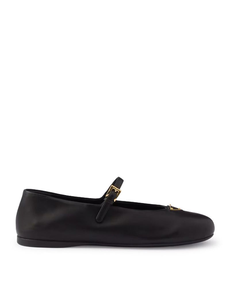 Prada NAPPA LEATHER BALLERINAS Size US 9 / IT 39 - 1 Thumbnail
