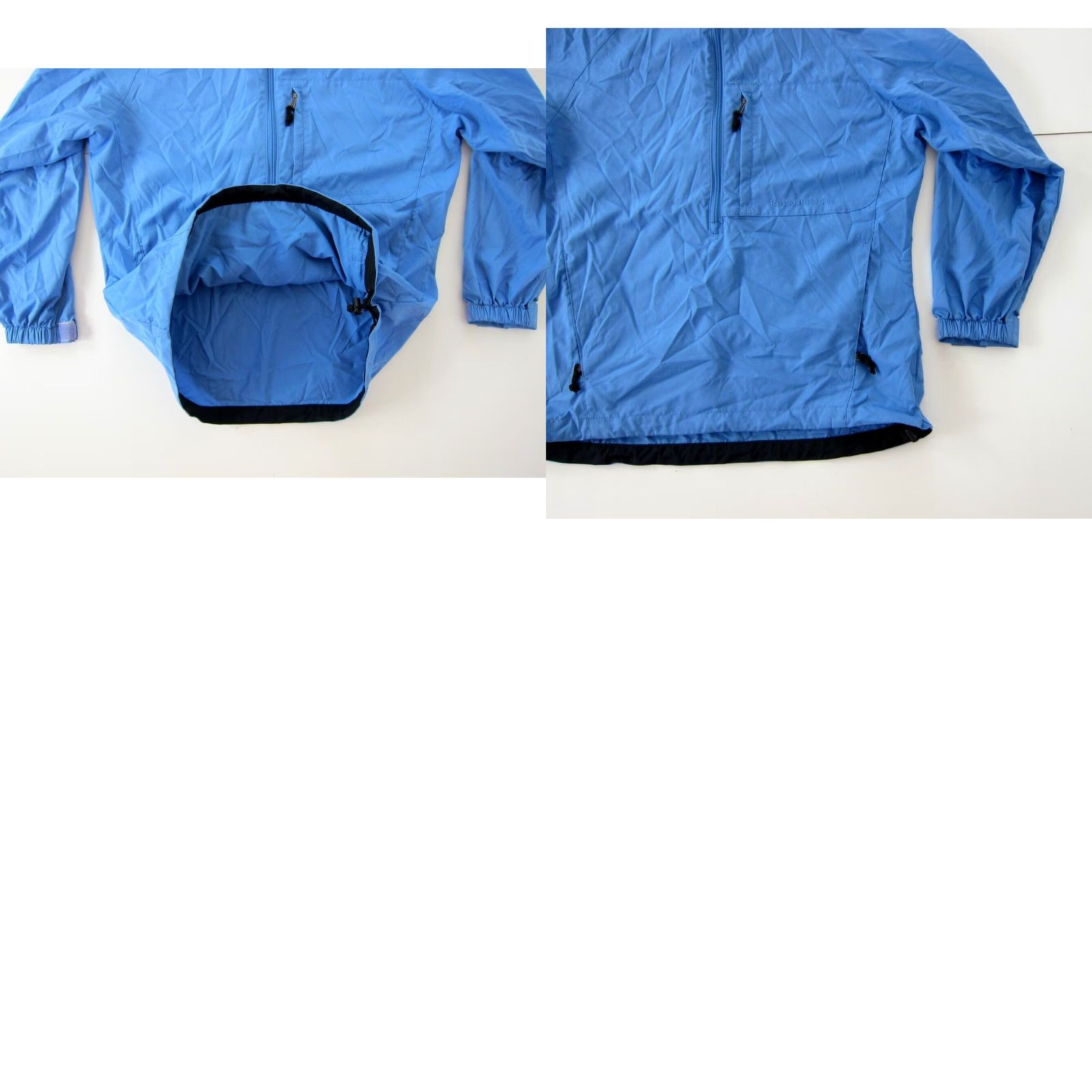 Royal Robbins VINTAGE Royal Robbins Blue Full Zipper Pocket Hooded Windbreaker lightweight Jacket SP Size S / US 4 / IT 40 - 8 Thumbnail