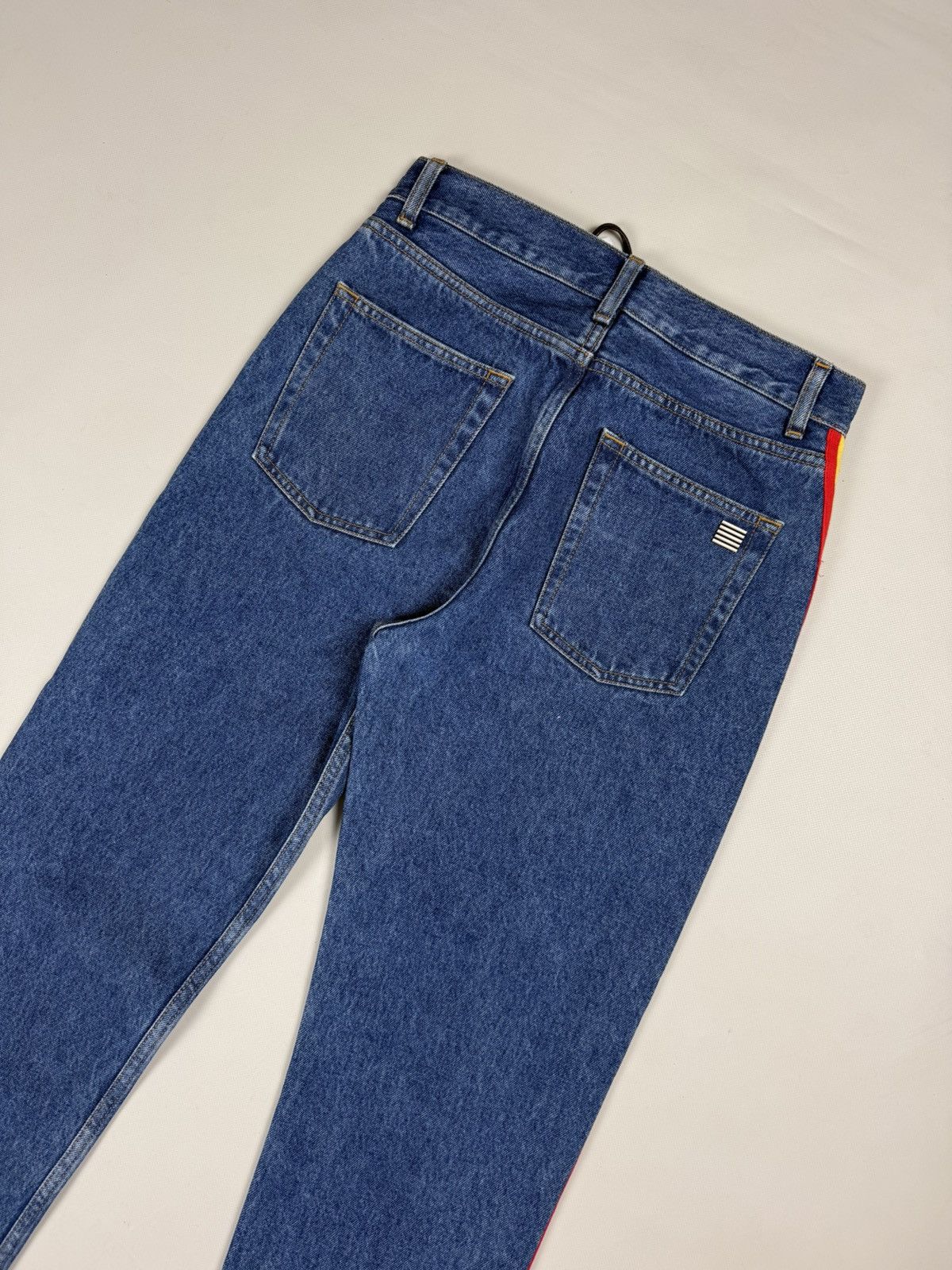 Palm Angels BNWT! Palm Angels Blue Denim Rainbow Medium Wash Jeans Pants Size 28" / US 6 / IT 42 - 20 Thumbnail