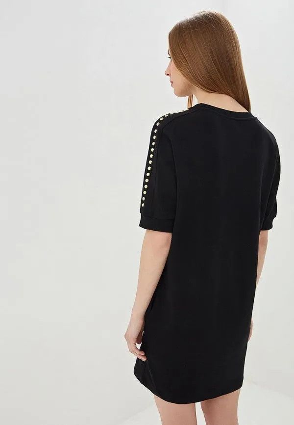 Moschino Moschino Swim Black Logo Dress Size M/S Size M / US 6-8 / IT 42-44 - 2 Thumbnail
