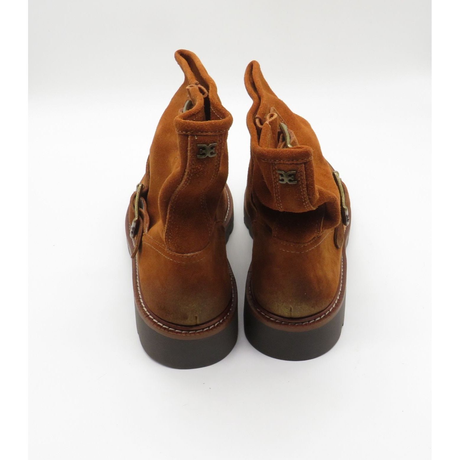 Sam Edelman Sam Edelman Kinsley Women's Brown Leather Ankle Boots Double Size US 9 / IT 39 - 3 Thumbnail