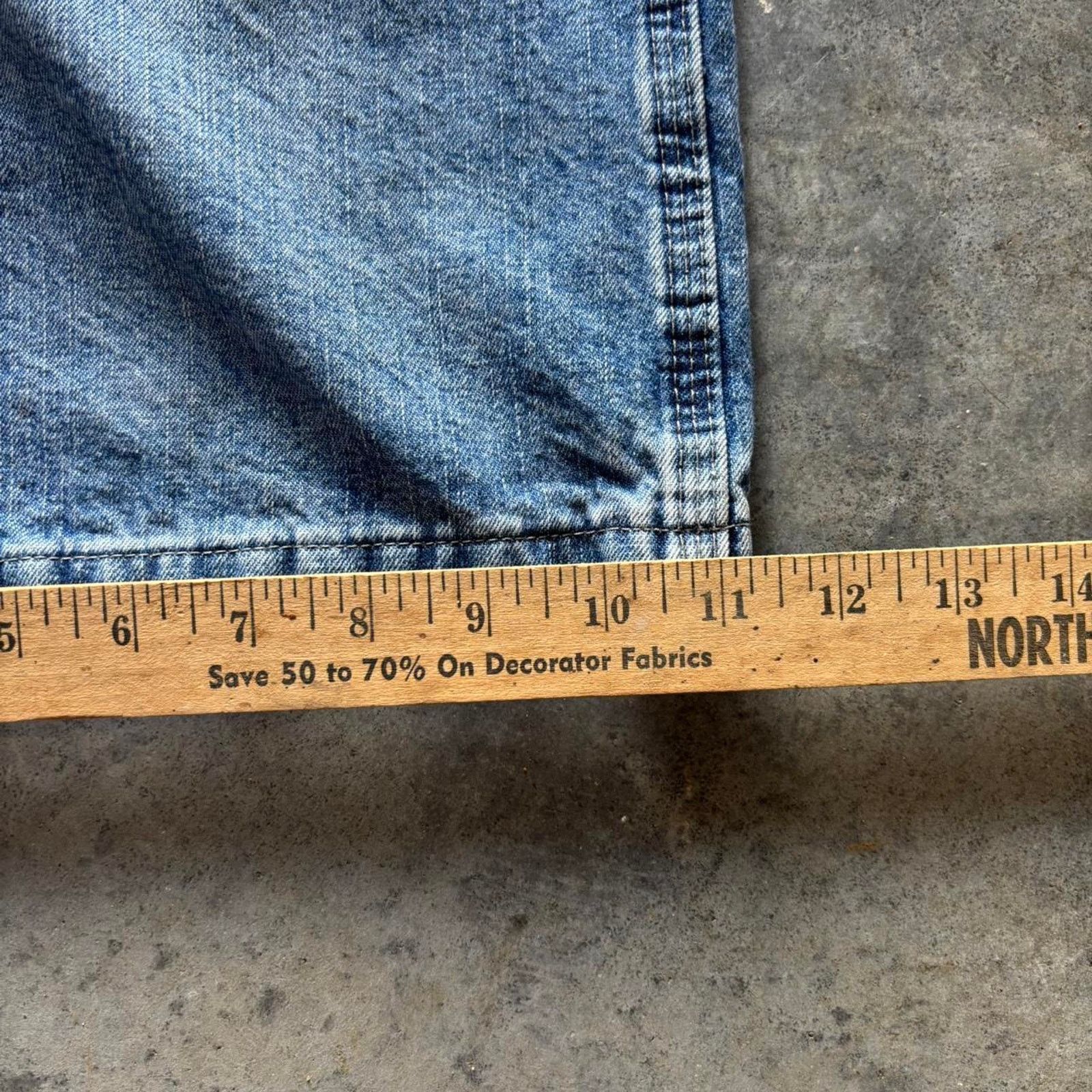 JNCO × Vintage × Wrangler Y2K Baggy Jean Shorts Wrangler Carpenter Size US 36 / EU 52 - 6 Thumbnail