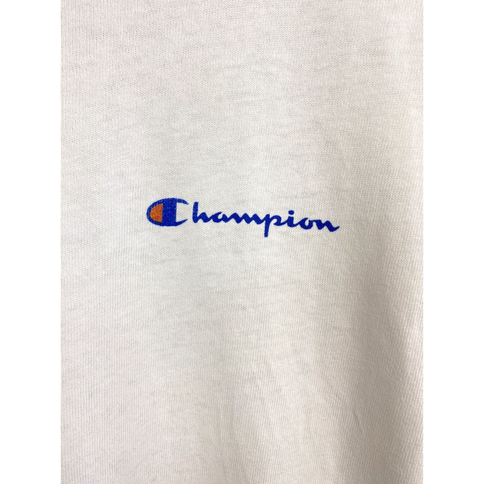 Champion VINTAGE Champion T-Shirt XL White 90s Made In USA Mens Shirt Size US XL / EU 56 / 4 - 4 Thumbnail