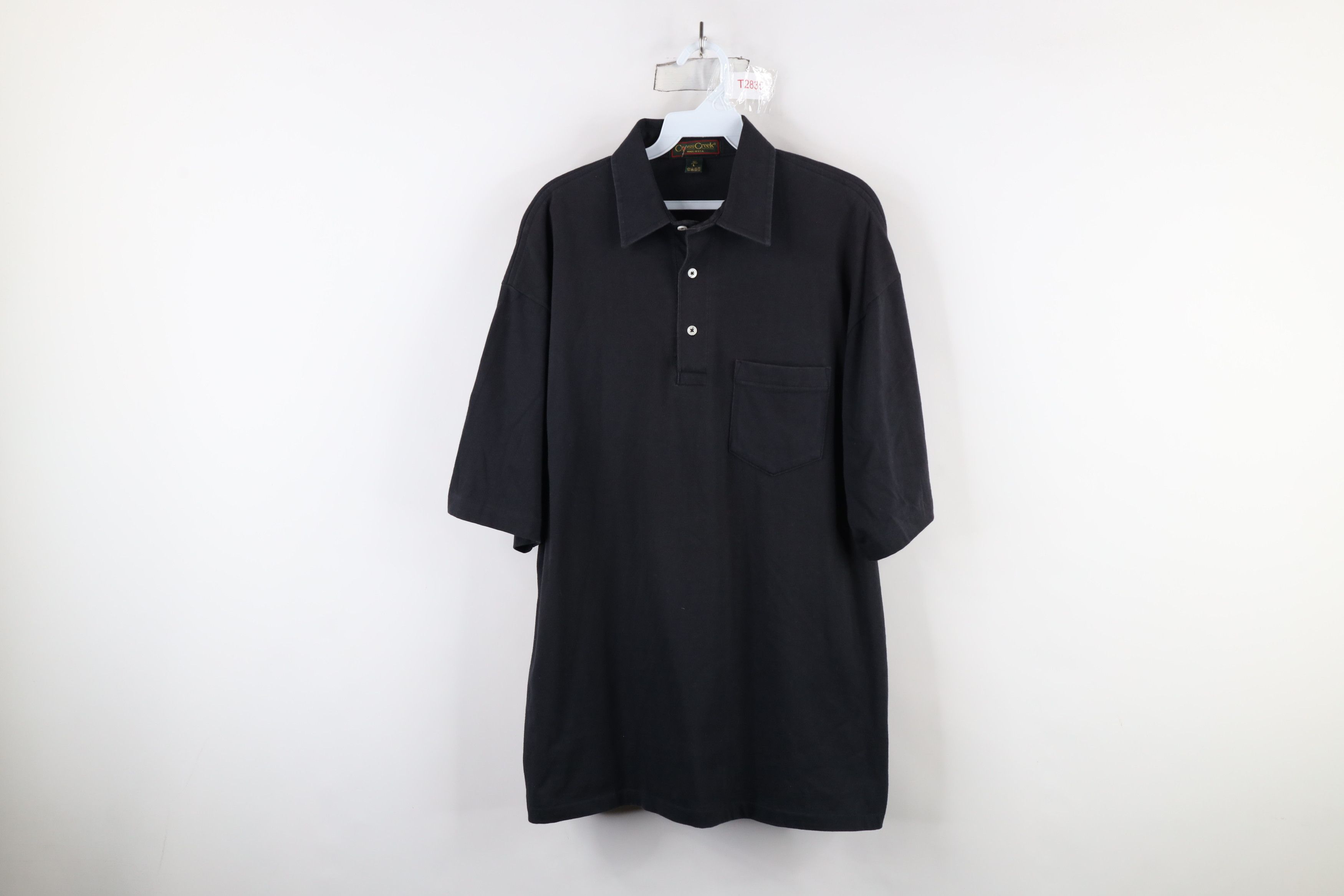 Vintage Vintage 90s Streetwear Short Sleeve Collared Polo Shirt USA Size US L / EU 52-54 / 3 - 1 Thumbnail