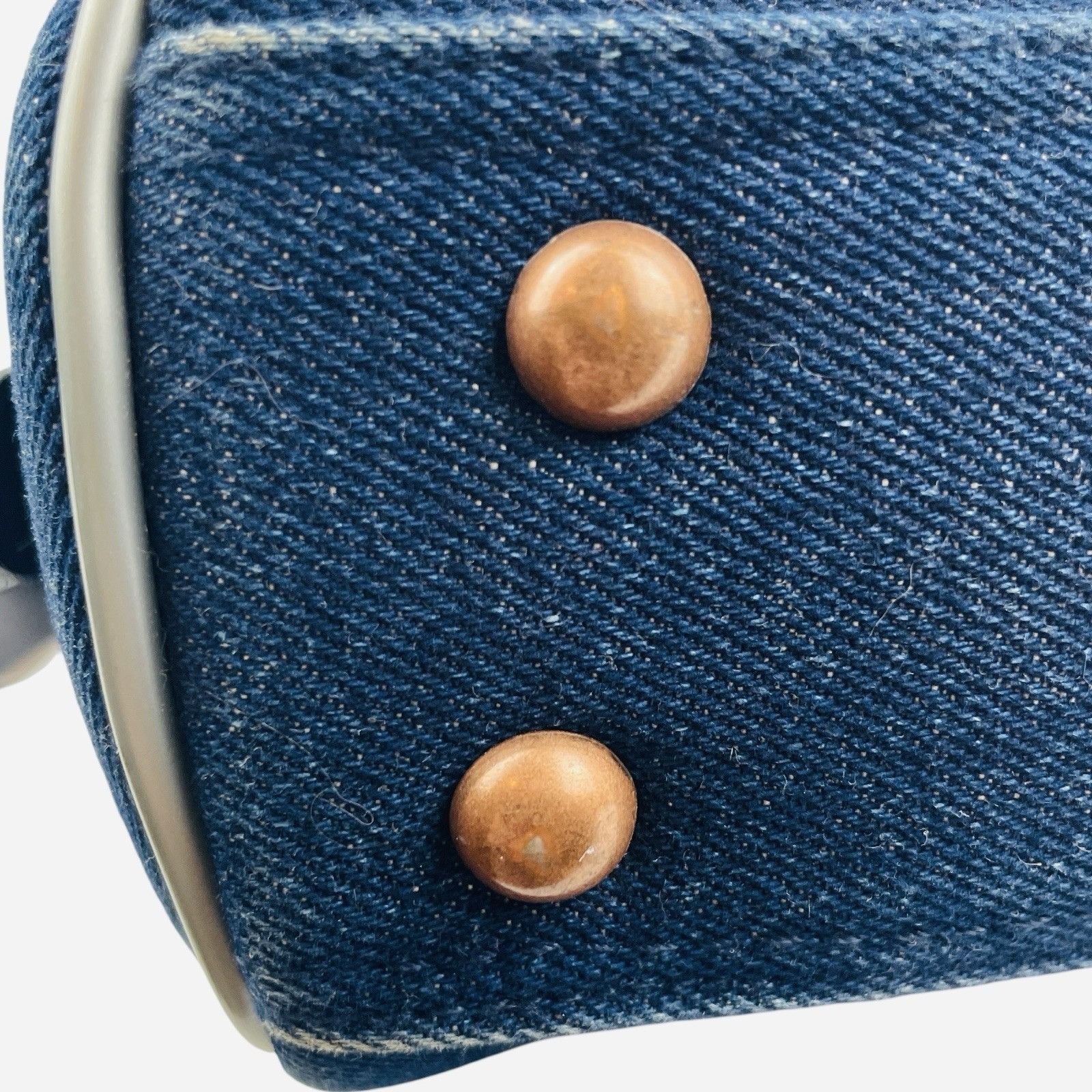 Von Dutch RARE Vintage 2000s Von Dutch Denim Mini Bowling Bag Purse Size ONE SIZE - 16 Thumbnail