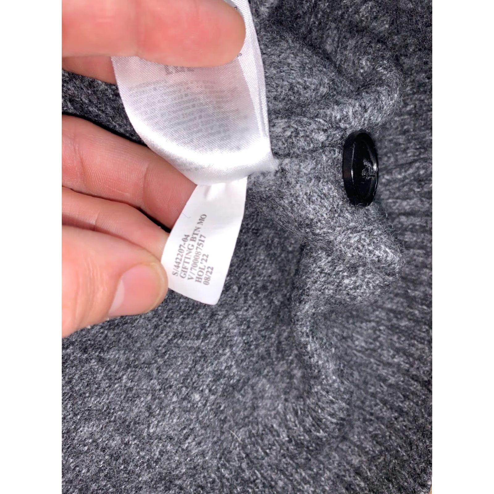 Banana Republic Banana Republic Sweater XL Gray Merino Wool Italian Yarn Mock Neck 10733 Womens Size XL / US 12-14 / IT 48-50 - 4 Thumbnail