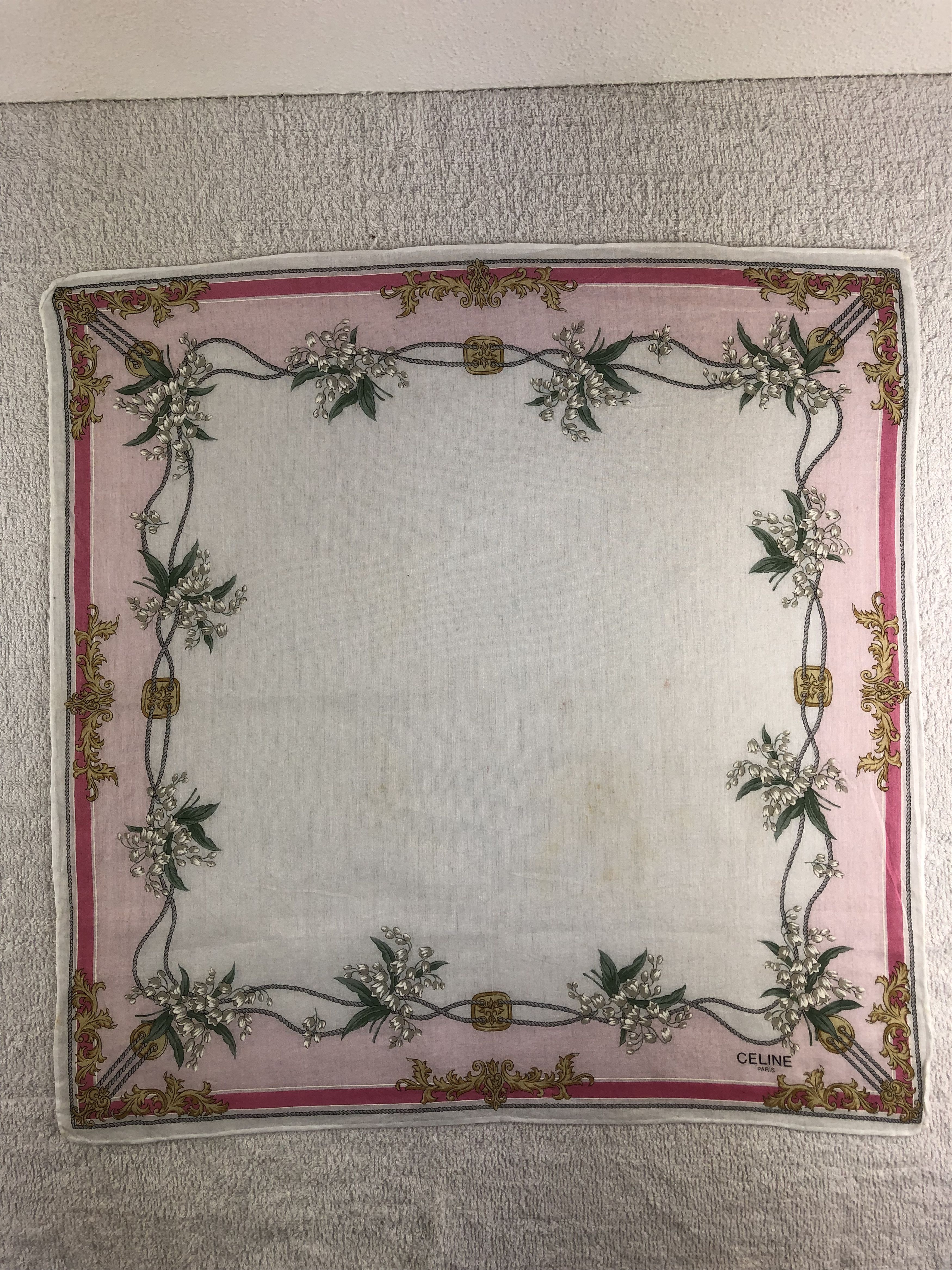 Celine Celine Handkerchief / Bandana / Neckerchief C208 Size ONE SIZE - 3 Thumbnail