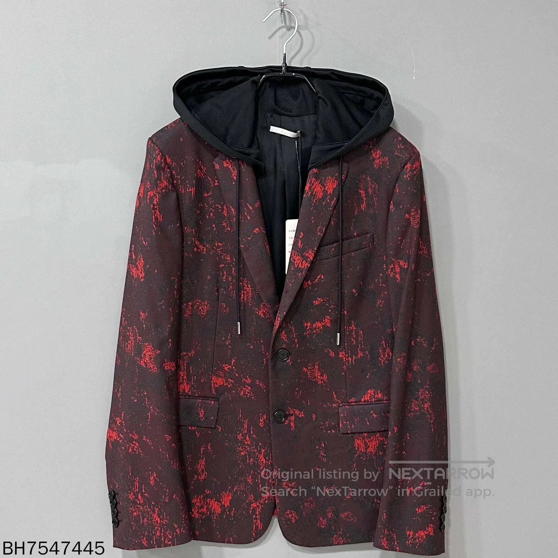 Dior hooded red jacket by Dior brand. Size US L / EU 52-54 / 3 - 1 Thumbnail