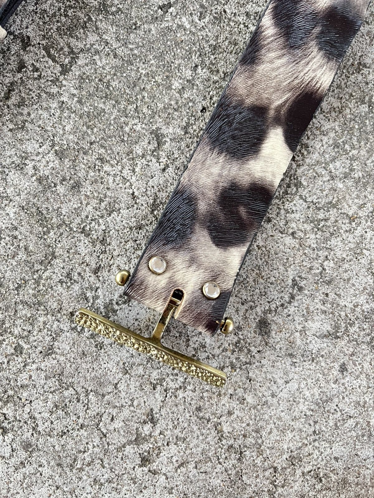 Japanese Brand Leopard wide belts Size ONE SIZE - 4 Thumbnail