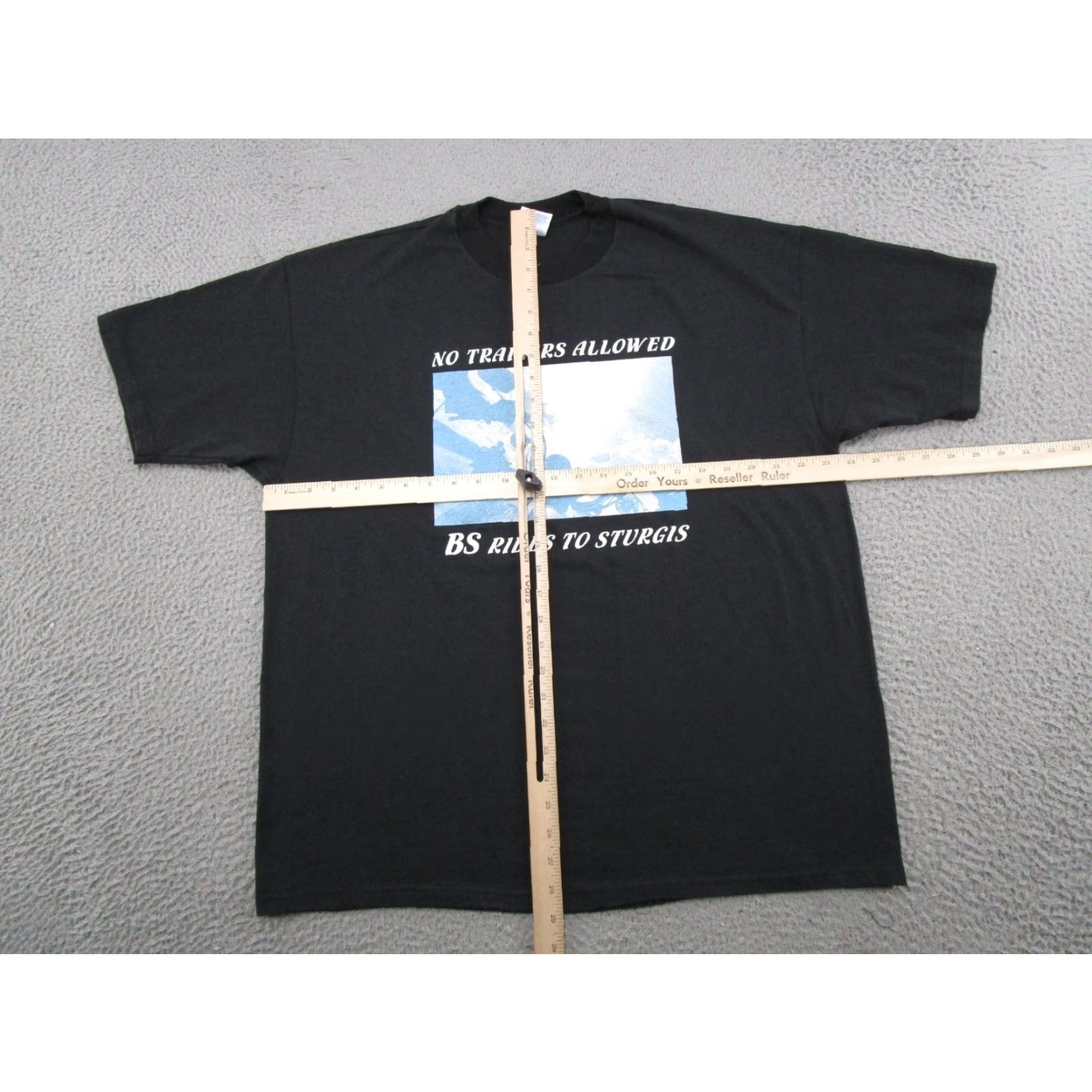 Hanes VINTAGE 90s BS Productions Rides to Sturgis Single Stitch T-Shirt XL Black Hanes Men T-Shirt Biker 90s Size US XL / EU 56 / 4 - 4 Thumbnail