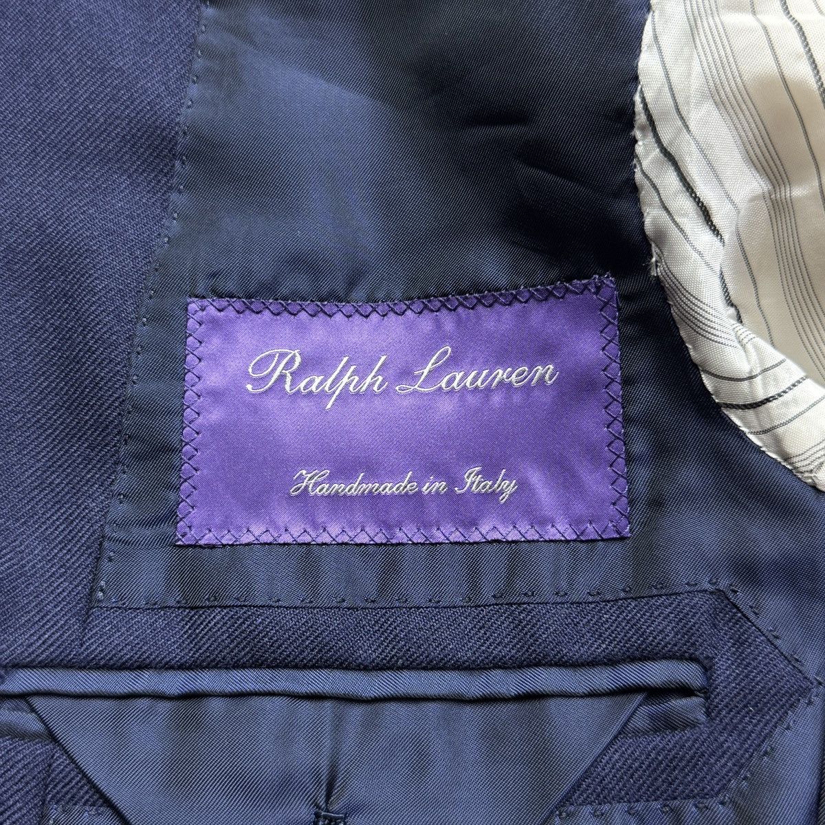 Ralph Lauren Purple Label Ralph Lauren - Purple Label Hand Tailored Cashmere Blazer Size 36R - 10 Thumbnail