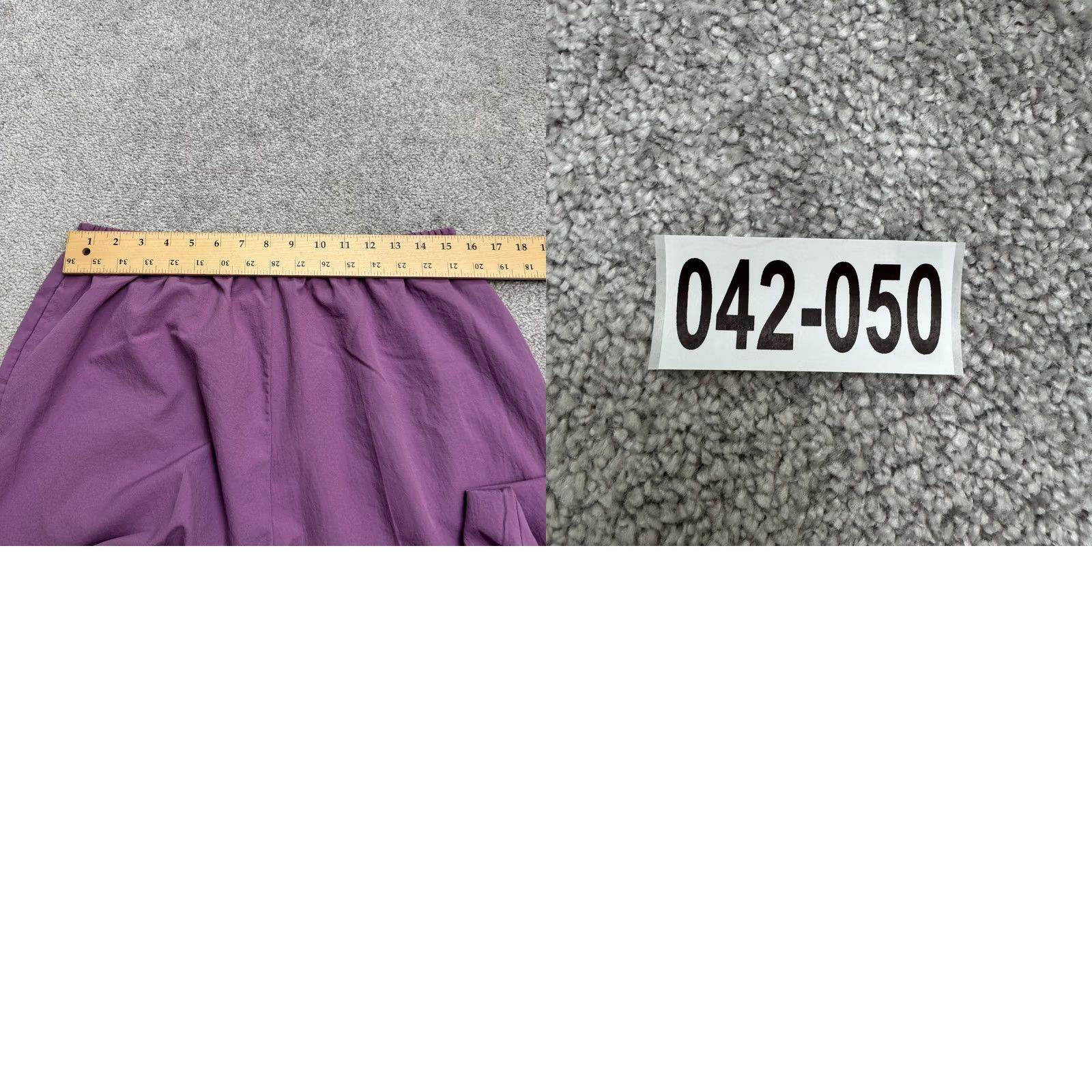 Vintage Womens Purple Cropped Tapered Leg Pants Dress Pants Workwear Casual Black Friday? Size 36" / US 14 / IT 50 - 9 Thumbnail