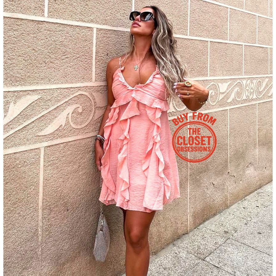 Mango MANGO Ruffle Mini Dress NWT Size M / US 6-8 / IT 42-44 - 11 Thumbnail