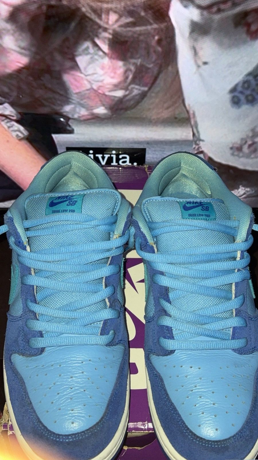 Nike SB Nike SB dunk low Blue Raspberry size 13 Size US 12 / EU 45 - 12 Thumbnail