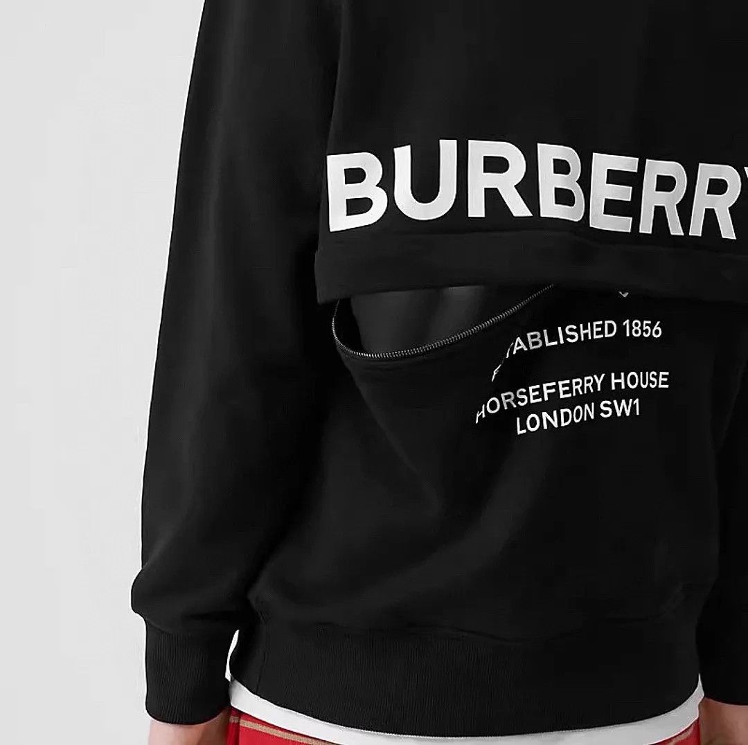 Burberry Burberry Back Logo Print LS Sweatshirt L New Size US L / EU 52-54 / 3 - 9 Thumbnail