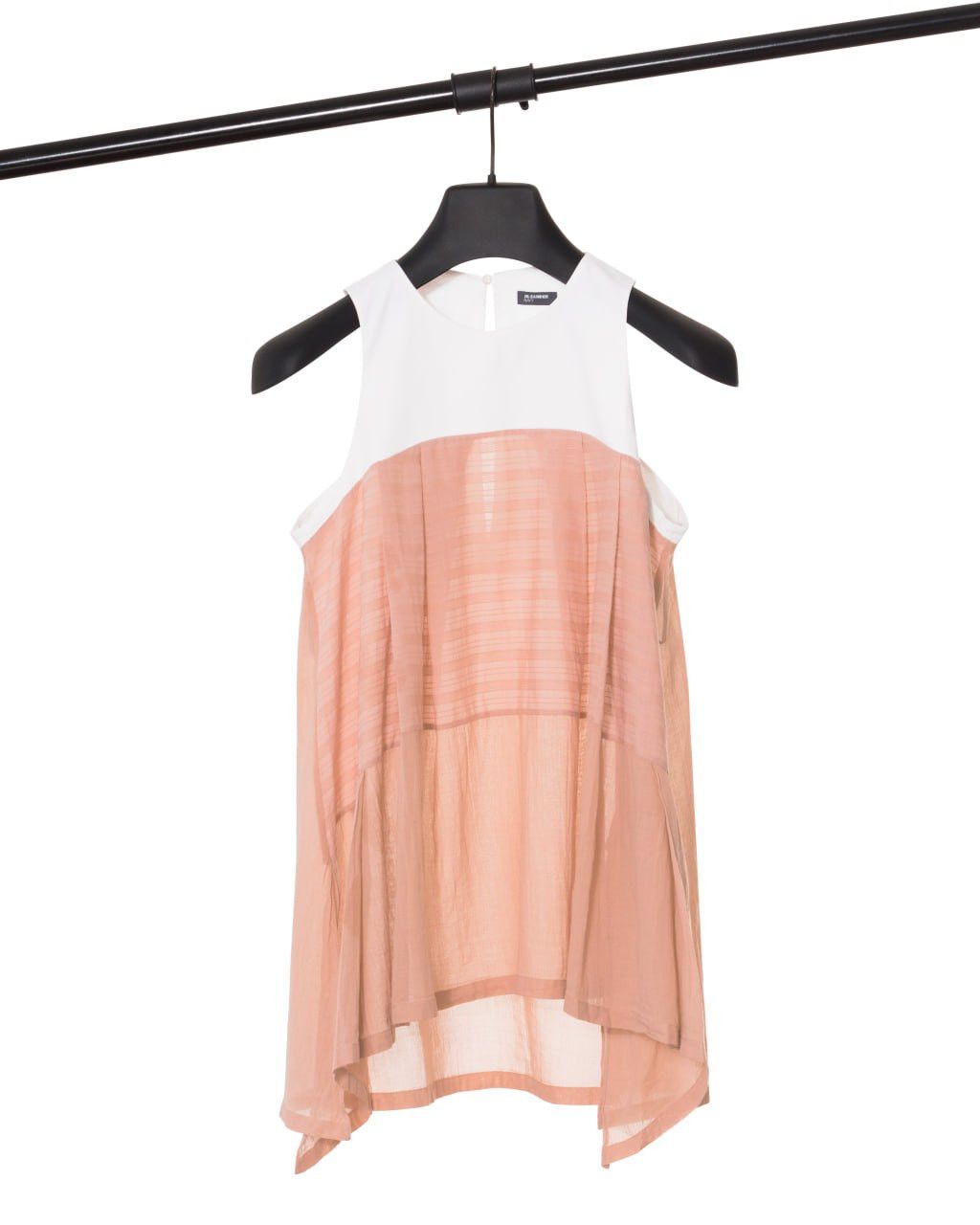 Jil Sander Jil Sander Navy Cotton Color Block Top IT36 / XS-S Size XS / US 0-2 / IT 36-38 - 2 Thumbnail