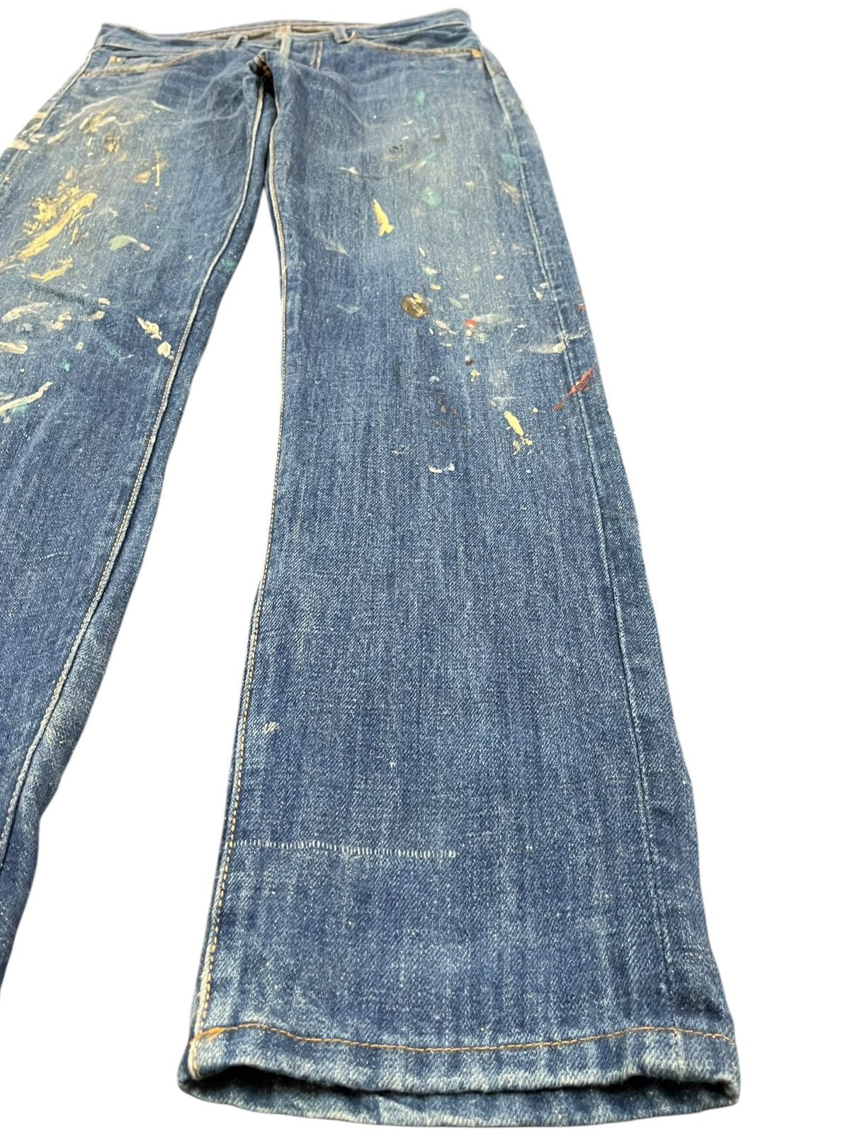 LVC × Levi's × Levi's Vintage Clothing Vintage Levi’s 201 Selvedge Paint Splatter Denim Size US 32 / EU 48 - 5 Thumbnail