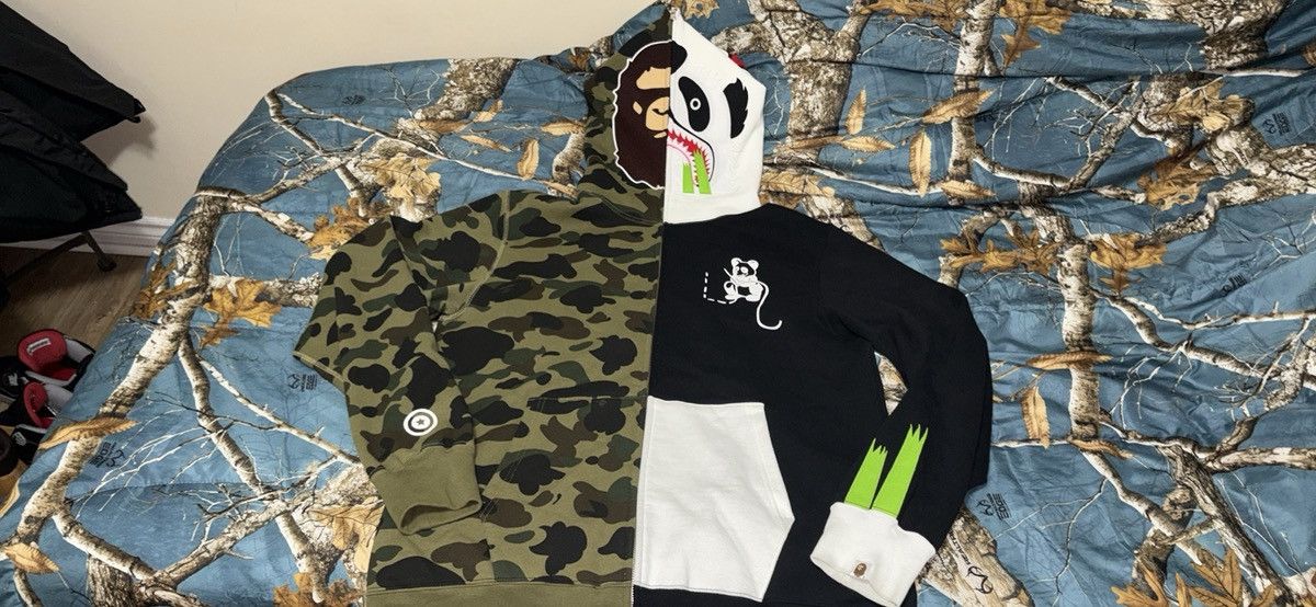 Bape Bape/panda hoodie Size US XXL / EU 58 / 5 - 1 Thumbnail