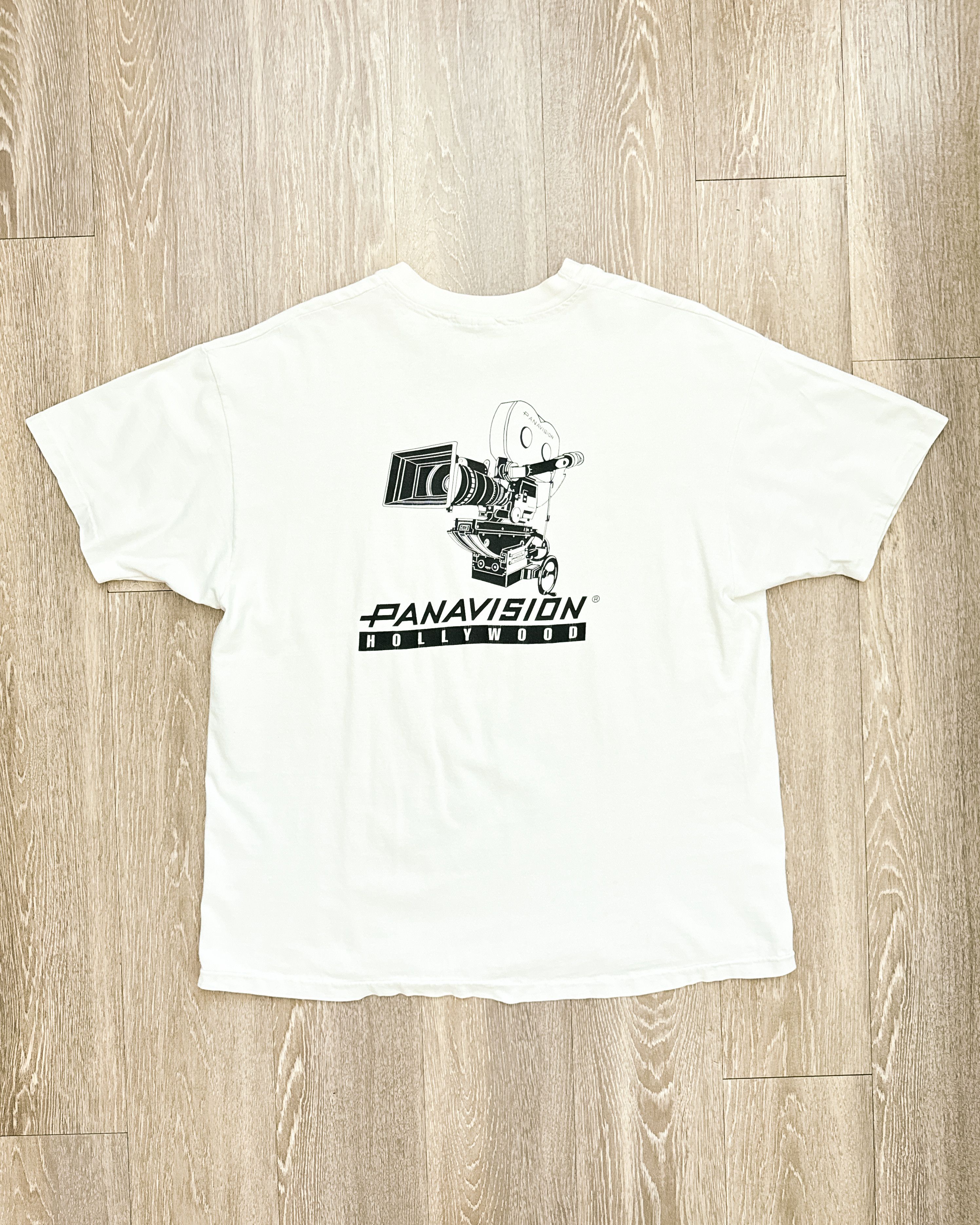 Vintage Vintage 90s Panavision Hollywood T Shirt XL Single Stitch Size US XL / EU 56 / 4 - 1 Thumbnail