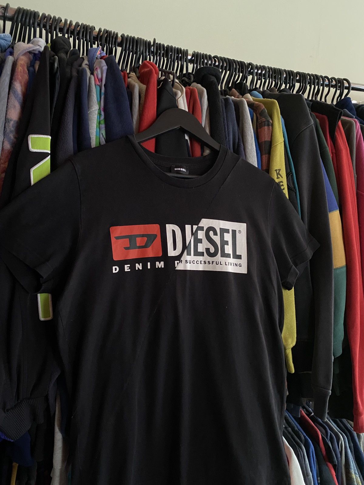 Diesel VINTAGE DIESEL BIG LOGO T-SHIRT Y2k Size US L / EU 52-54 / 3 - 2 Thumbnail