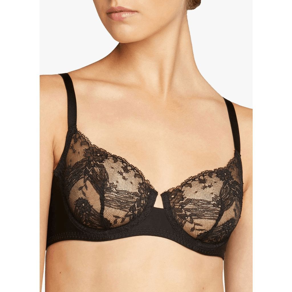 Wolford NWT Wolford Venus Lace Bra 38C Black Size ONE SIZE - 4 Thumbnail