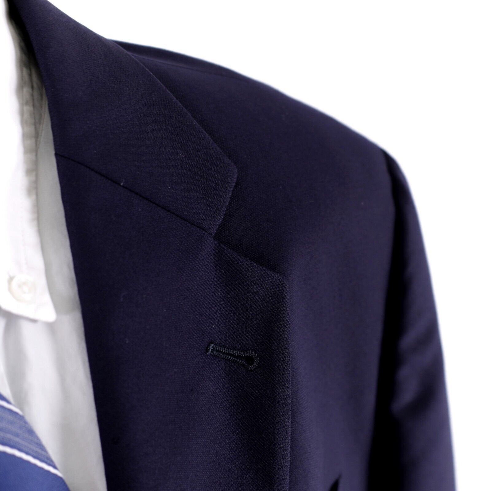Joseph Abboud Joseph Abboud Blue Wool 2 Button Blazer 42L Or Slim 44L Size 42L - 2 Thumbnail