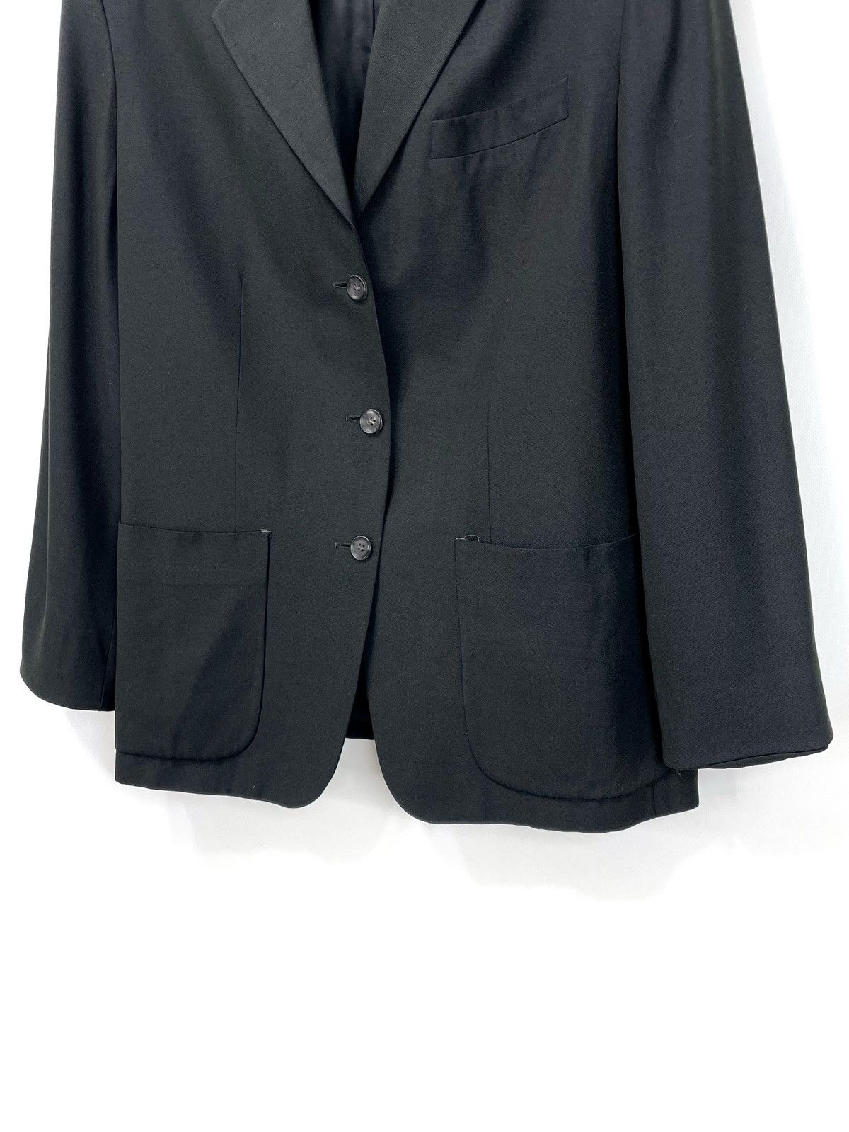 Yohji Yamamoto Vintage Yohji Yamamoto Archive Silk Blend Blazer – Size M Size M / US 6-8 / IT 42-44 - 10 Thumbnail