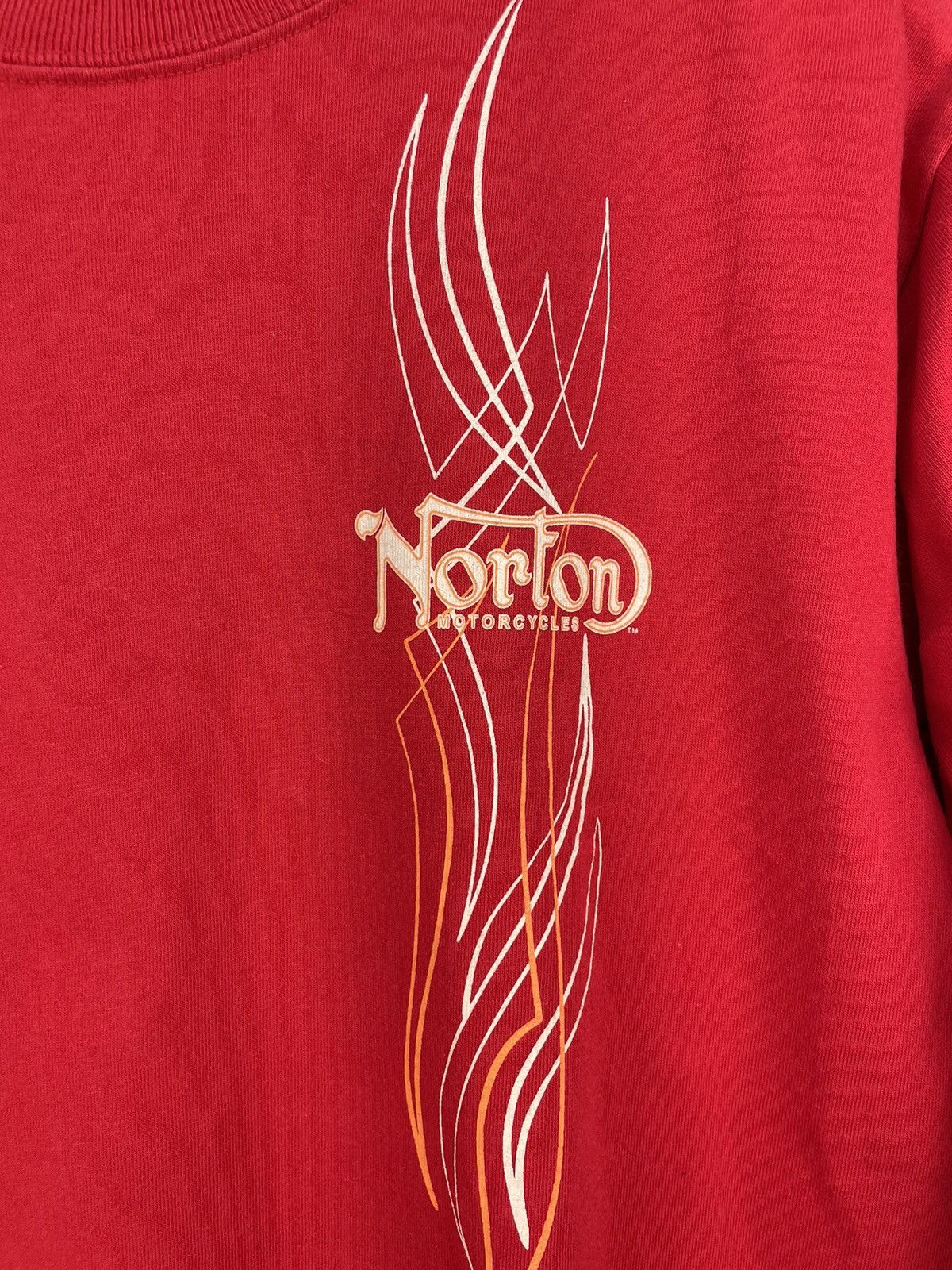 Norton Vintage Norton Motorcycle pinstripe long sleeve shirt Size US M / EU 48-50 / 2 - 5 Thumbnail
