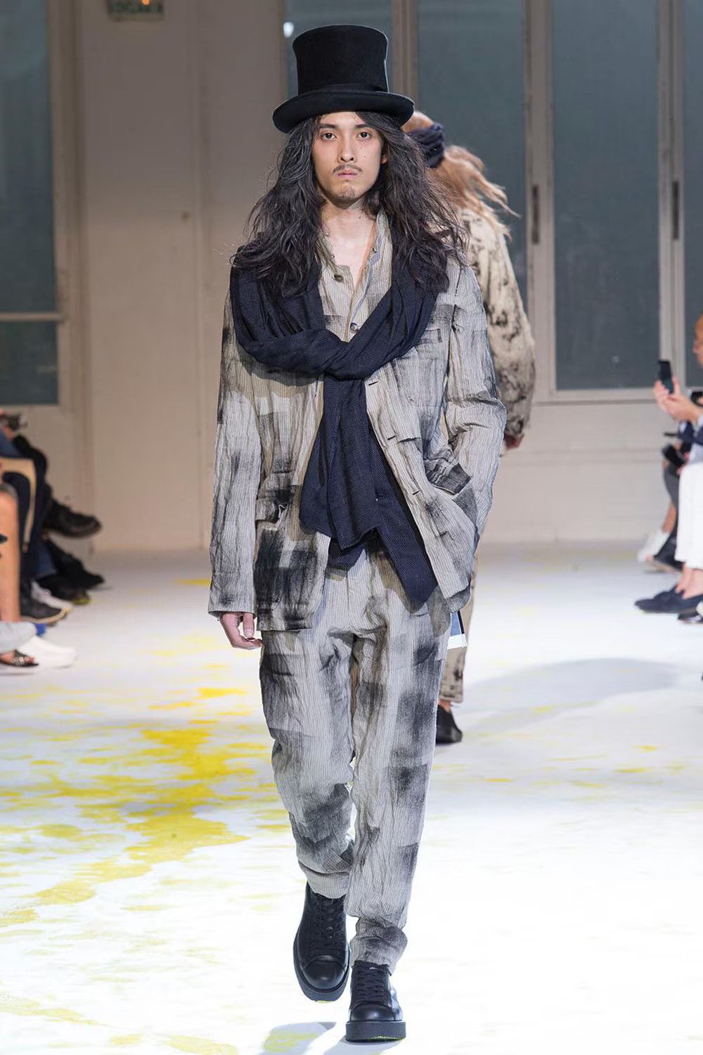 Yohji Yamamoto Yohji Yamamoto Pour Homme Runway SS15 Printed Pants Size US 34 / EU 50 - 3 Thumbnail