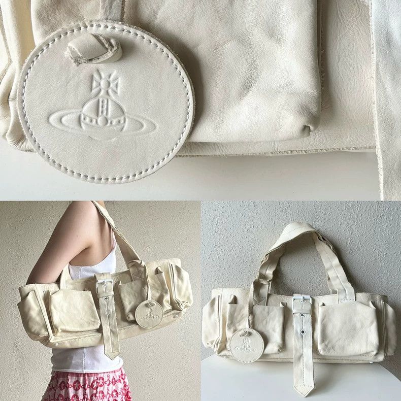 Vivienne Westwood White locomotive baguette