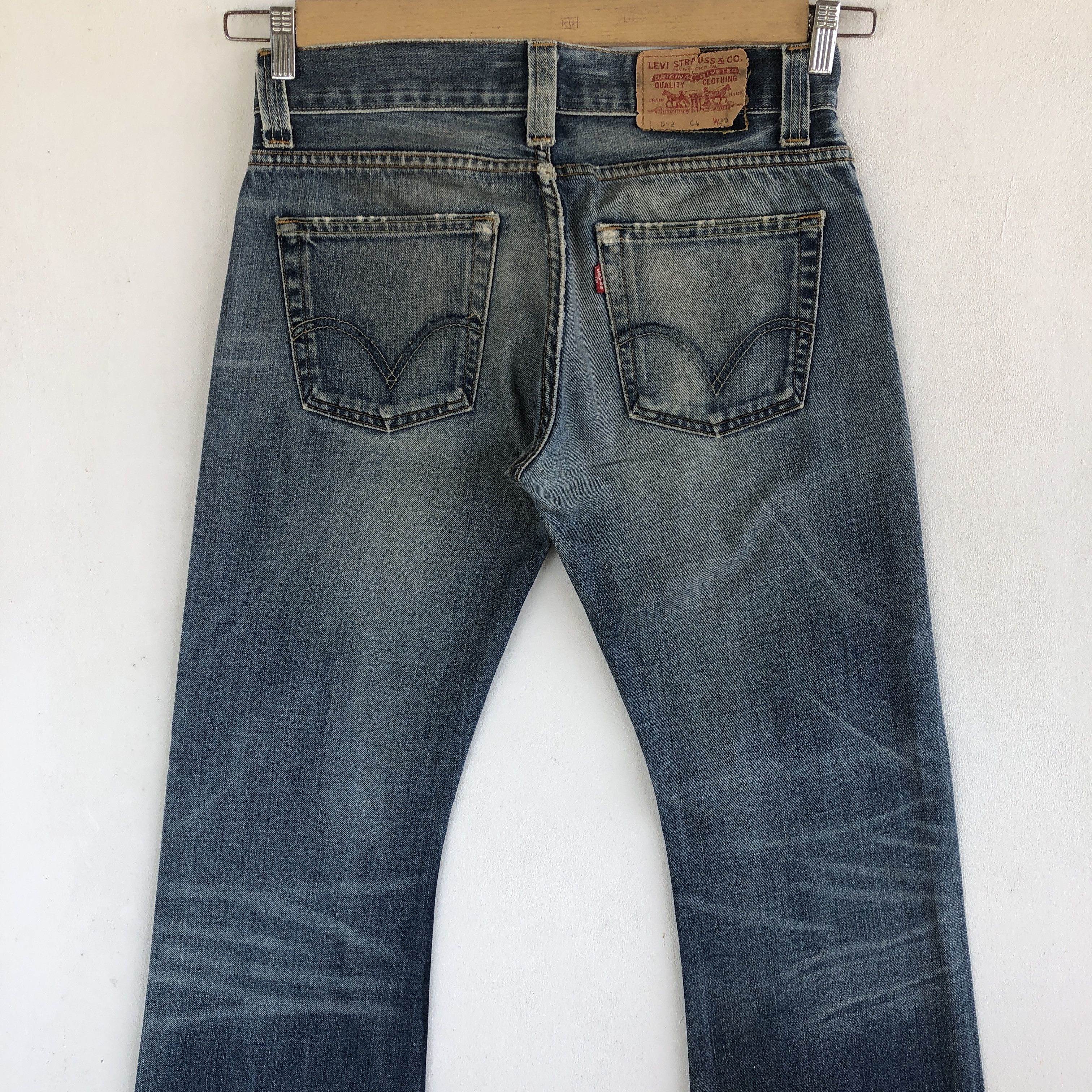 Levi's × Vintage RARE! Vintage Levi's Bootcut Jeans Flare Button Fly Denim Size US 30 / EU 46 - 3 Thumbnail
