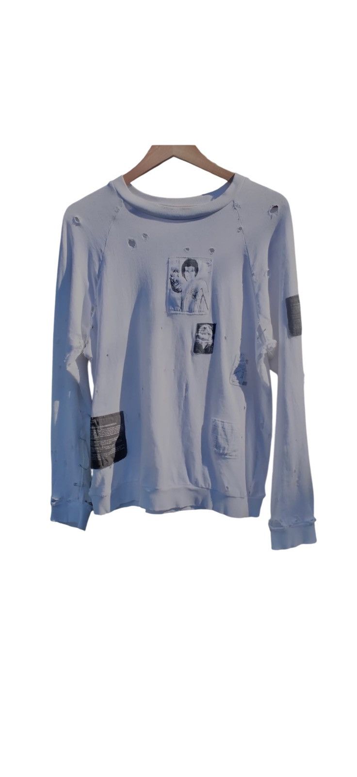 Raf Simons Raf Simons AW01 ‘Riot! Riot! Riot!’ Patch Crewneck | Grailed