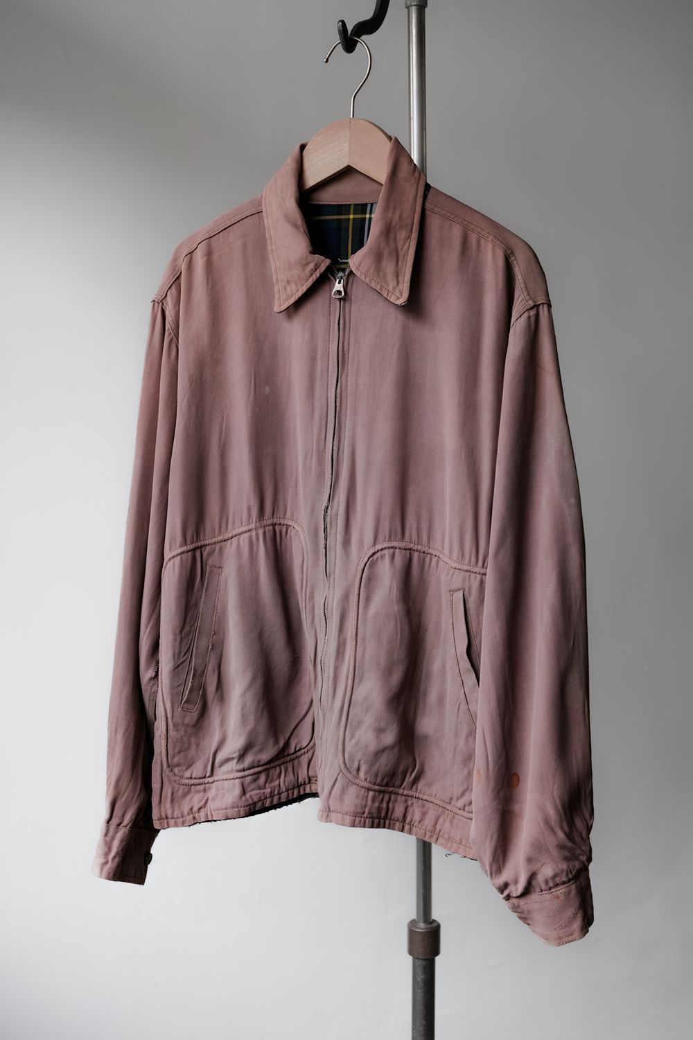 Vintage 1950’s Reversible Drizzler Style Gabardine Jacket Size US M / EU 48-50 / 2 - 1 Thumbnail