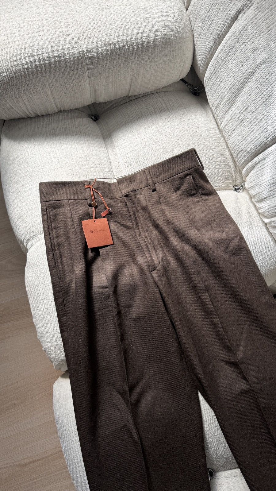 Loro Piana Loro Piana Buxton 100% Silk Heavyweight Trousers 48/M Size US 32 / EU 48 - 1 Thumbnail