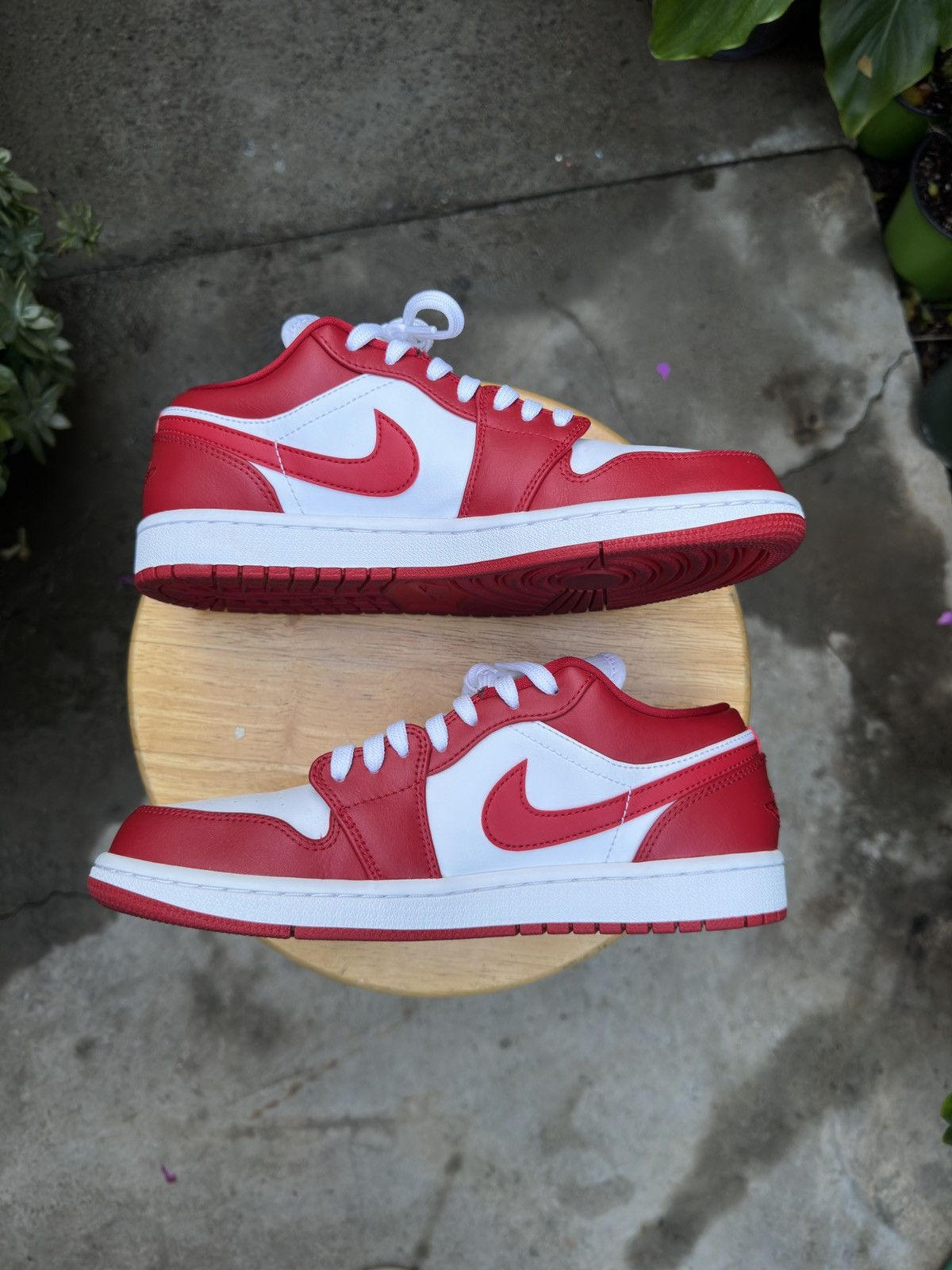 Jordan Brand × Nike Jordan 1 Low Gym Red White ( Size 8 ) (Used) Size US 8 / EU 41 - 4 Thumbnail