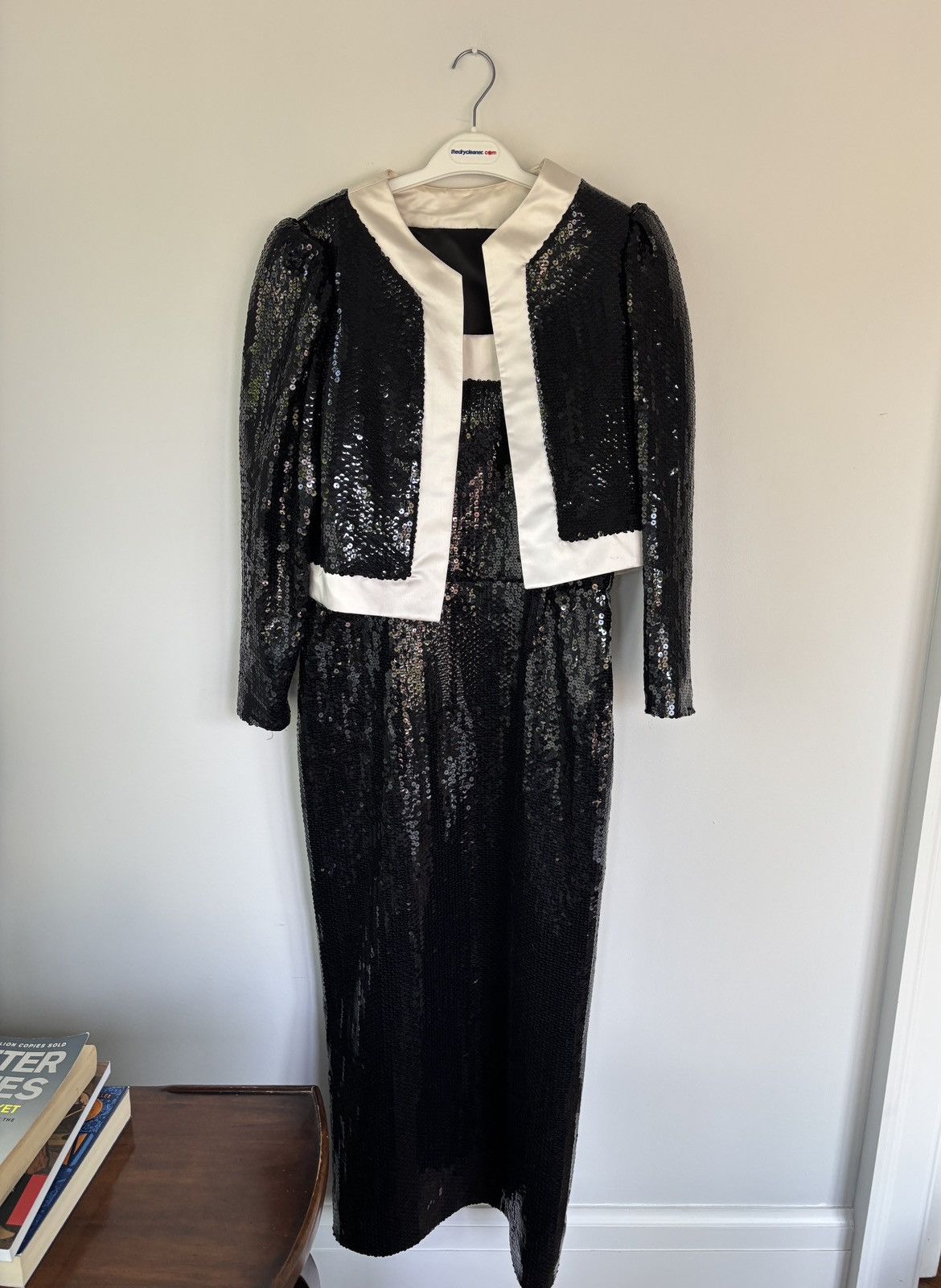 Vintage Vintage Sequin Dress & Jacket Two Piece Set Custom Cocktail Size XS / US 0-2 / IT 36-38 - 20 Thumbnail