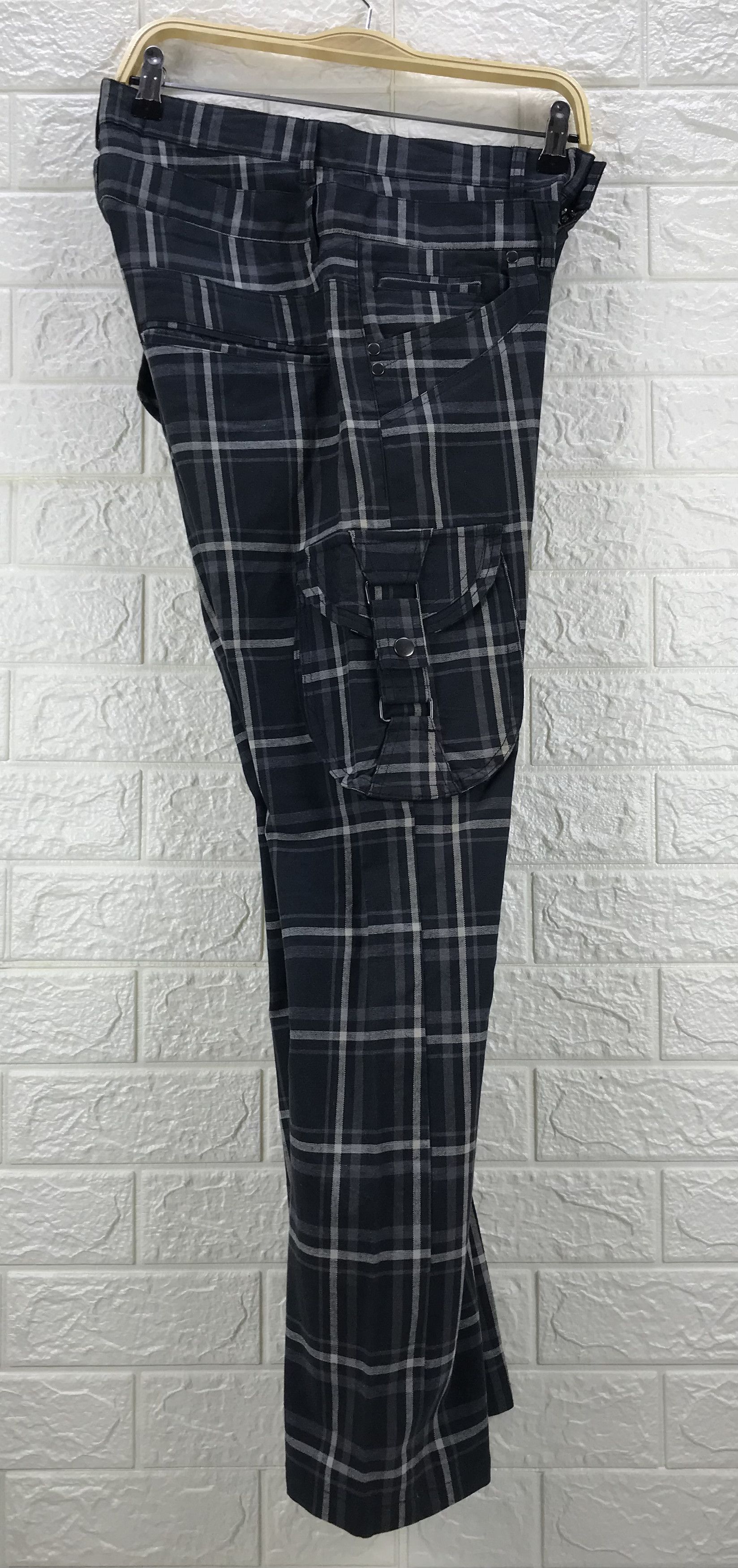 Japanese Brand Vintage Punk Explosion DoubleWaist Seditionaries Cargo Pants Size US 30 / EU 46 - 10 Thumbnail