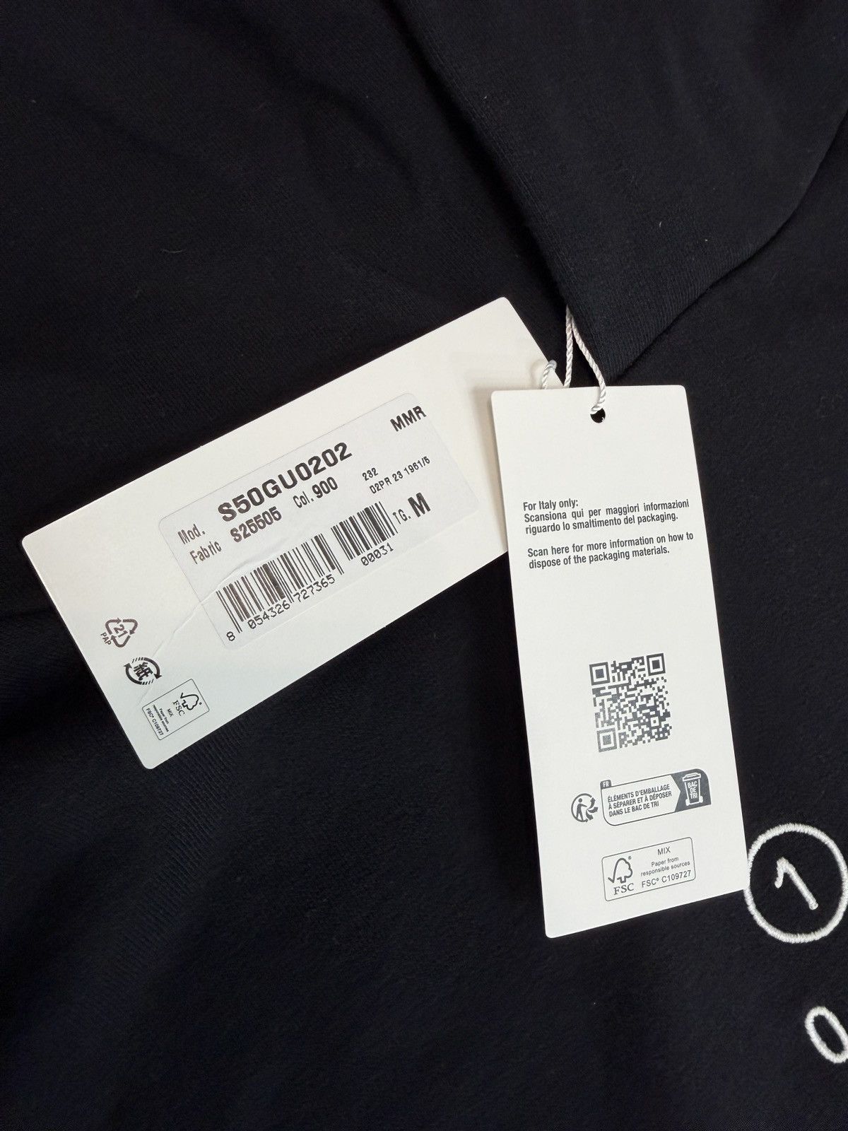 Maison Margiela Maison Margiela Numbers Hoodie Black Size US M / EU 48-50 / 2 - 3 Thumbnail