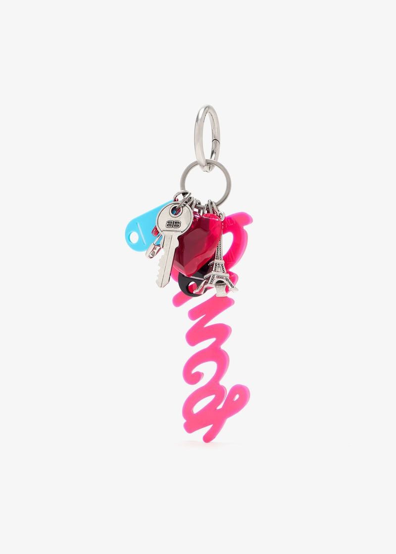 Balenciaga 💥$1.1K VALUE💥 Hourglass Pink Soft Big Souvenir Key Chain Size ONE SIZE - 6 Thumbnail
