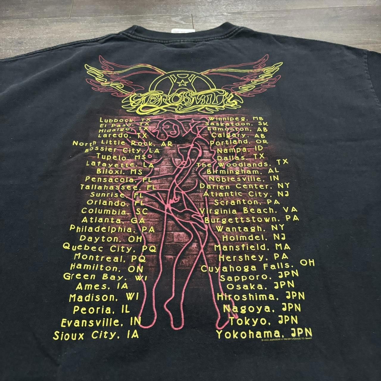 Designer vintage aerosmith honkin on bobo tour t shirt 2004 XXL Size US XXL / EU 58 / 5 - 5 Thumbnail