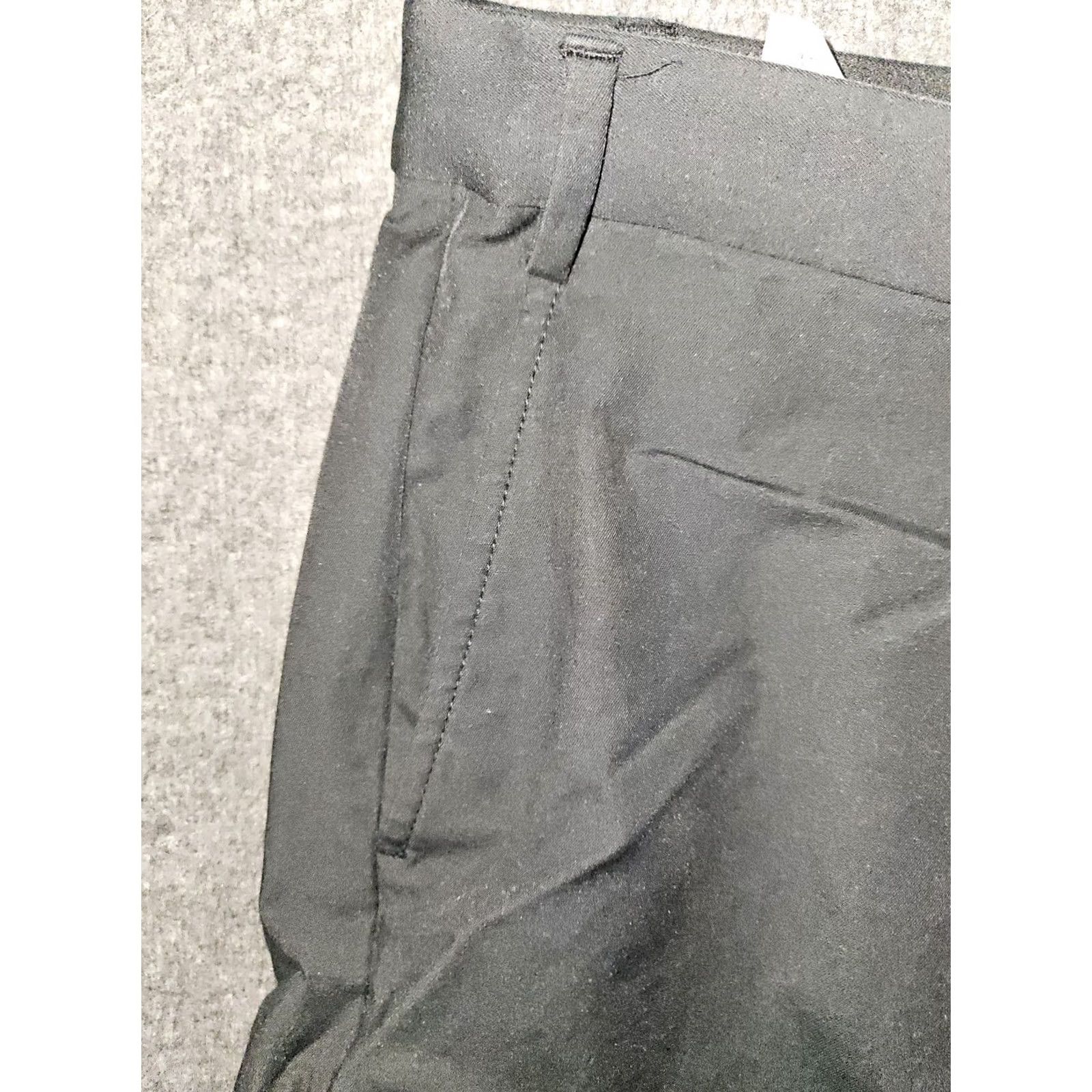 Michael Kors Michael Kors Men's Black Dress Pants 38x30 Mid Rise Stretch Performance Preppy Size US 38 / EU 54 - 7 Thumbnail