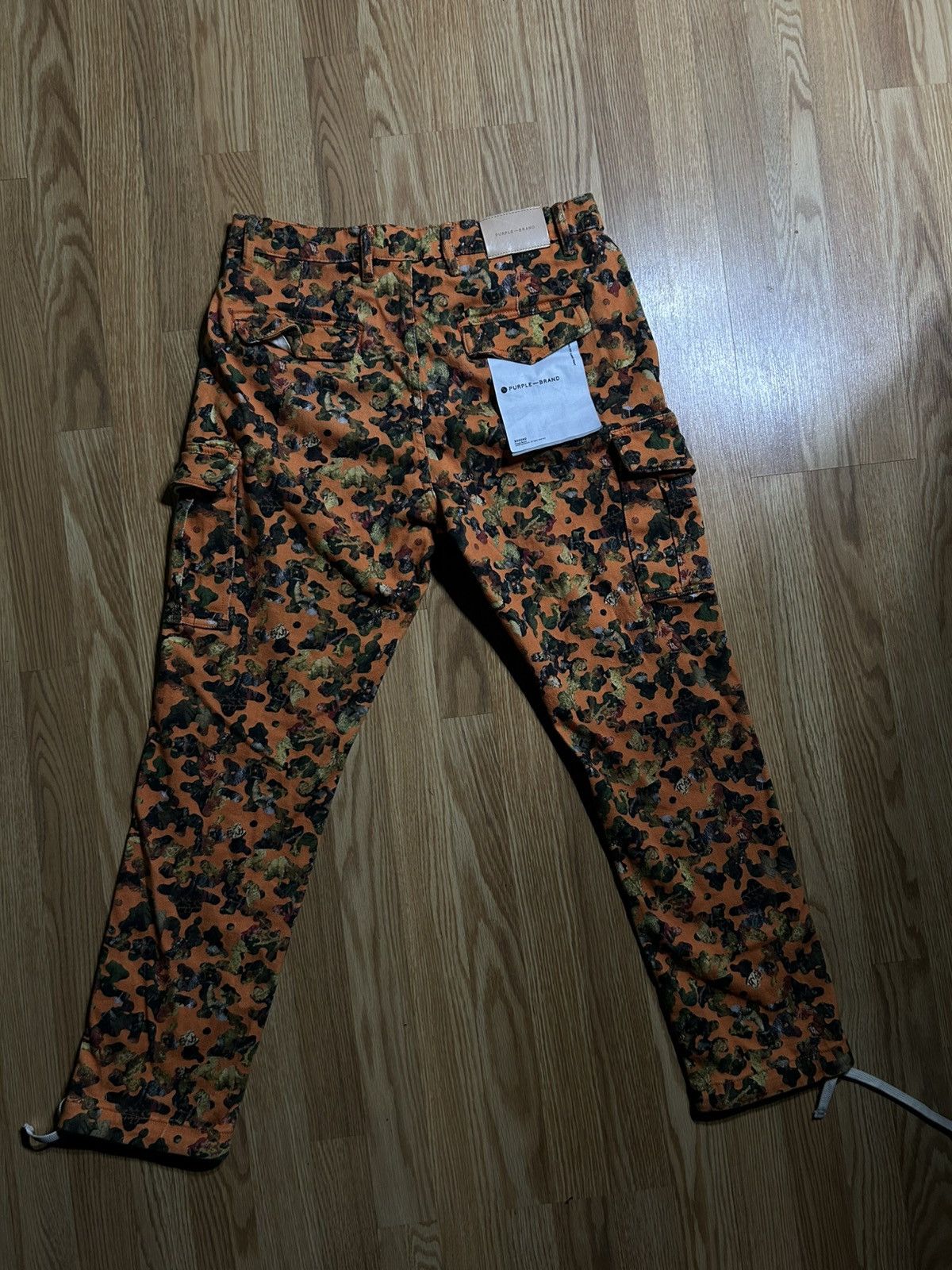 Purple Brand Purple Brand Twill Cargo Pants Orange Size US 32 / EU 48 - 4 Thumbnail