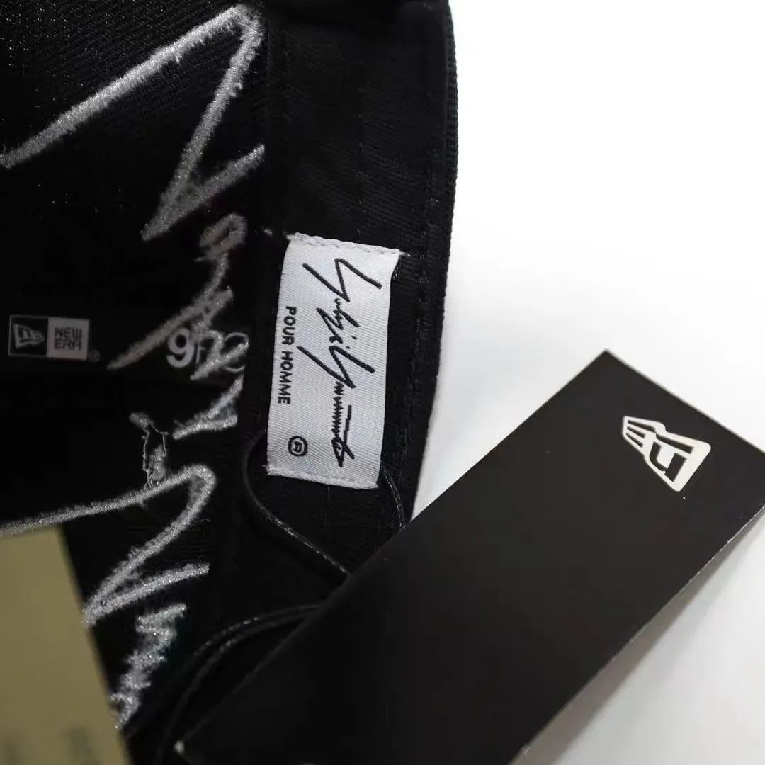 Yohji Yamamoto Yohji Yamamoto x New Era side logo collaboration cap Size ONE SIZE - 8 Thumbnail