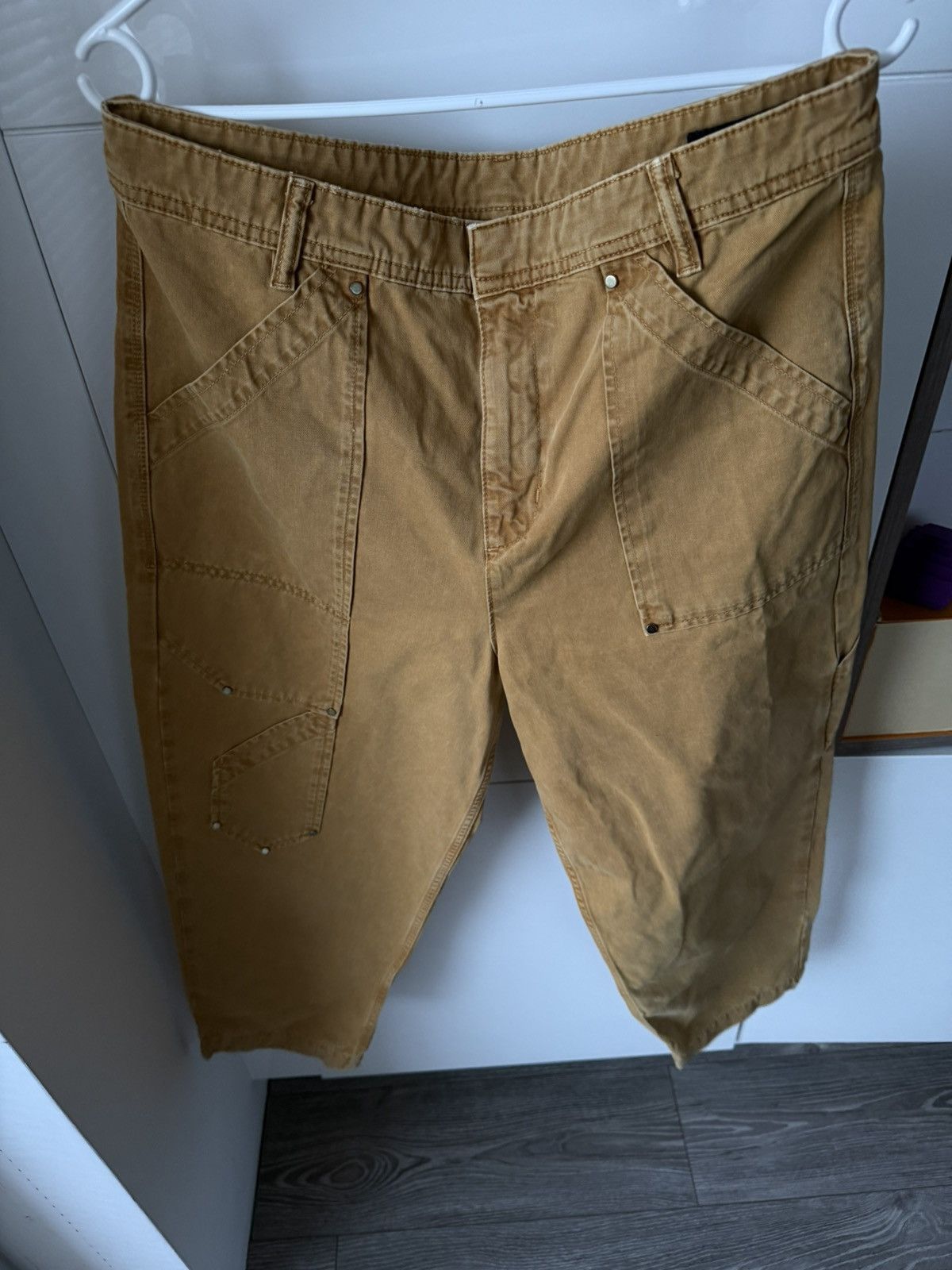 Allsaints Allsaints Mens Dessa Trouser Carpenter Opium Jeans Size US 31 - 10 Thumbnail